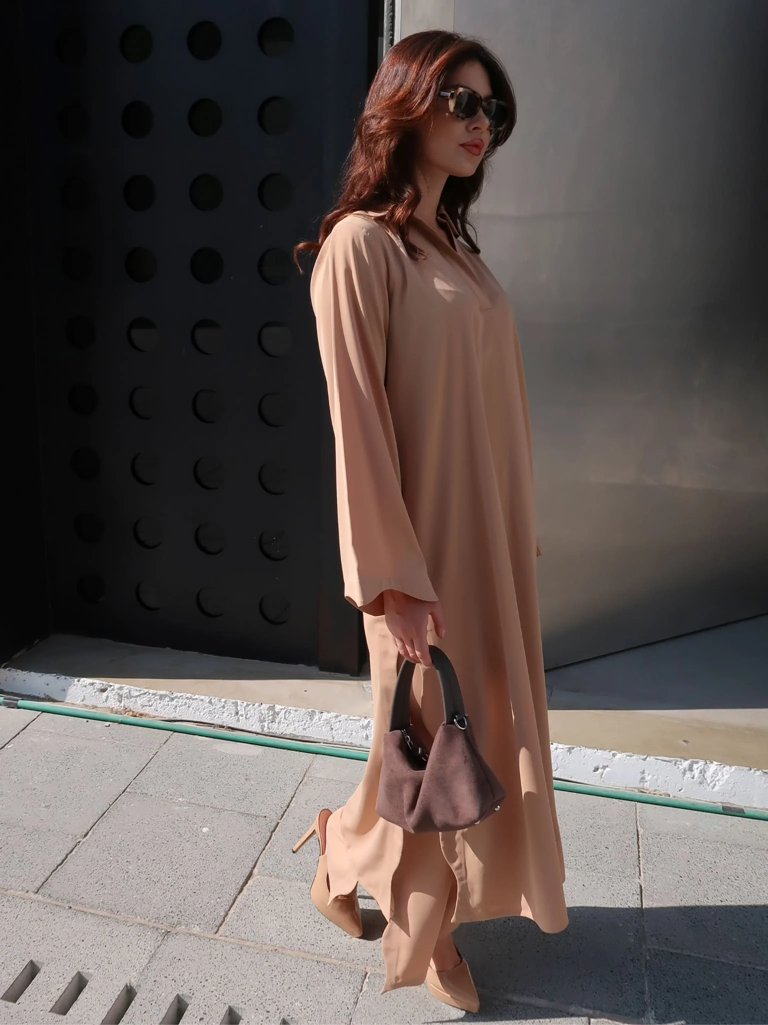 Lyric Swirl Twirl Beige Co Ord Set - Image 11