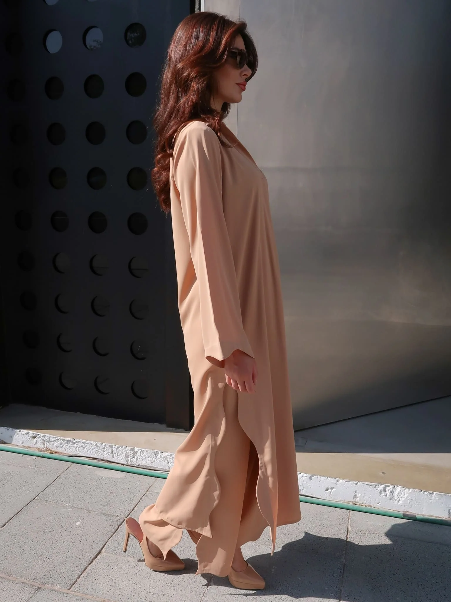 Lyric Swirl Twirl Beige Co Ord Set - Image 4