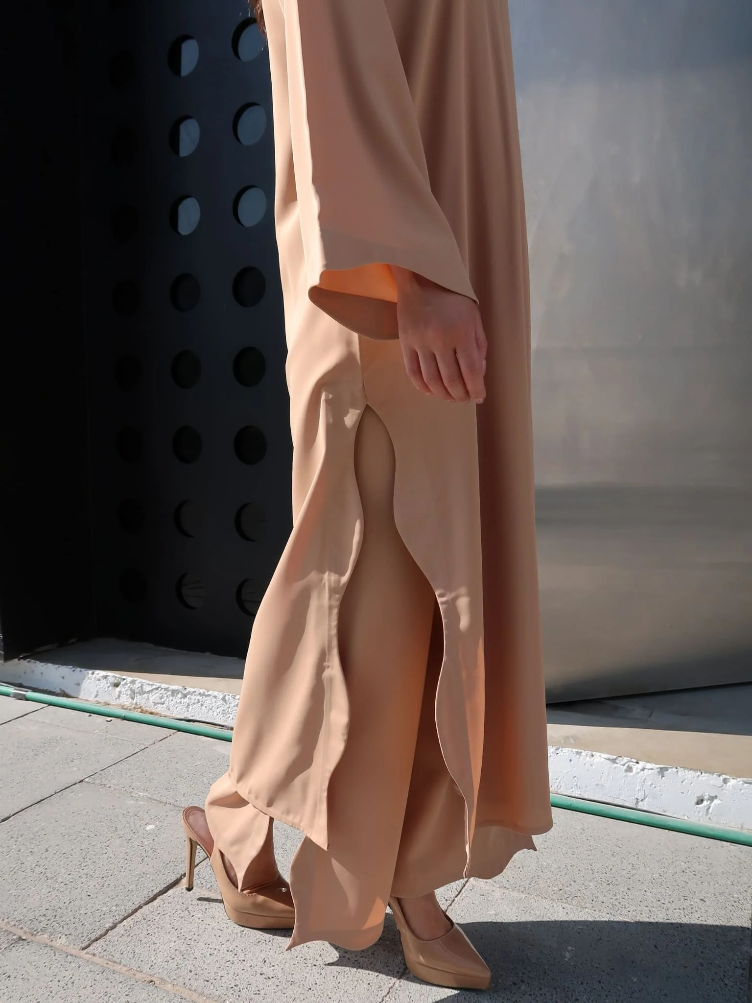 Lyric Swirl Twirl Beige Co Ord Set - Image 5