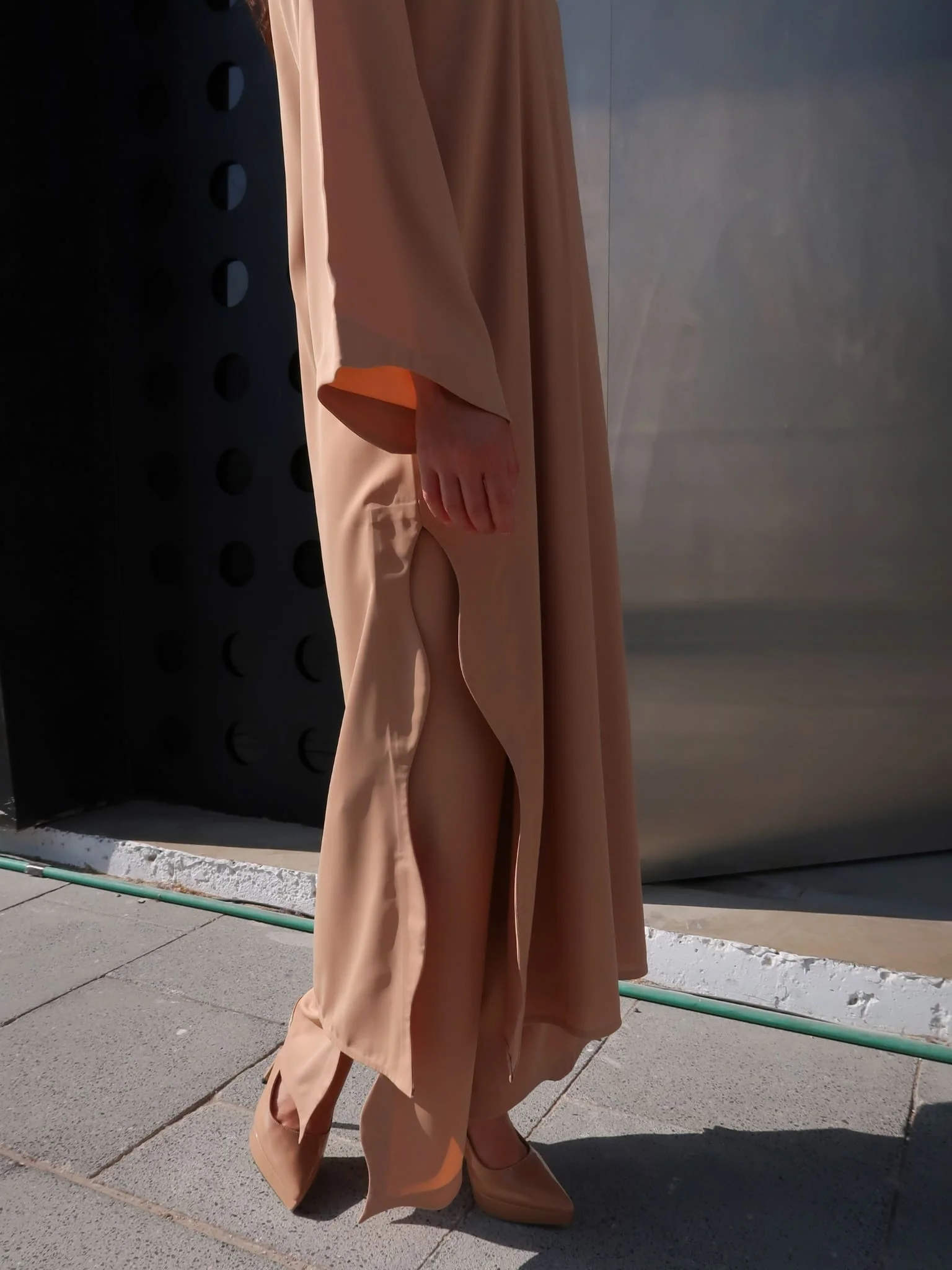Lyric Swirl Twirl Beige Co Ord Set - Image 7