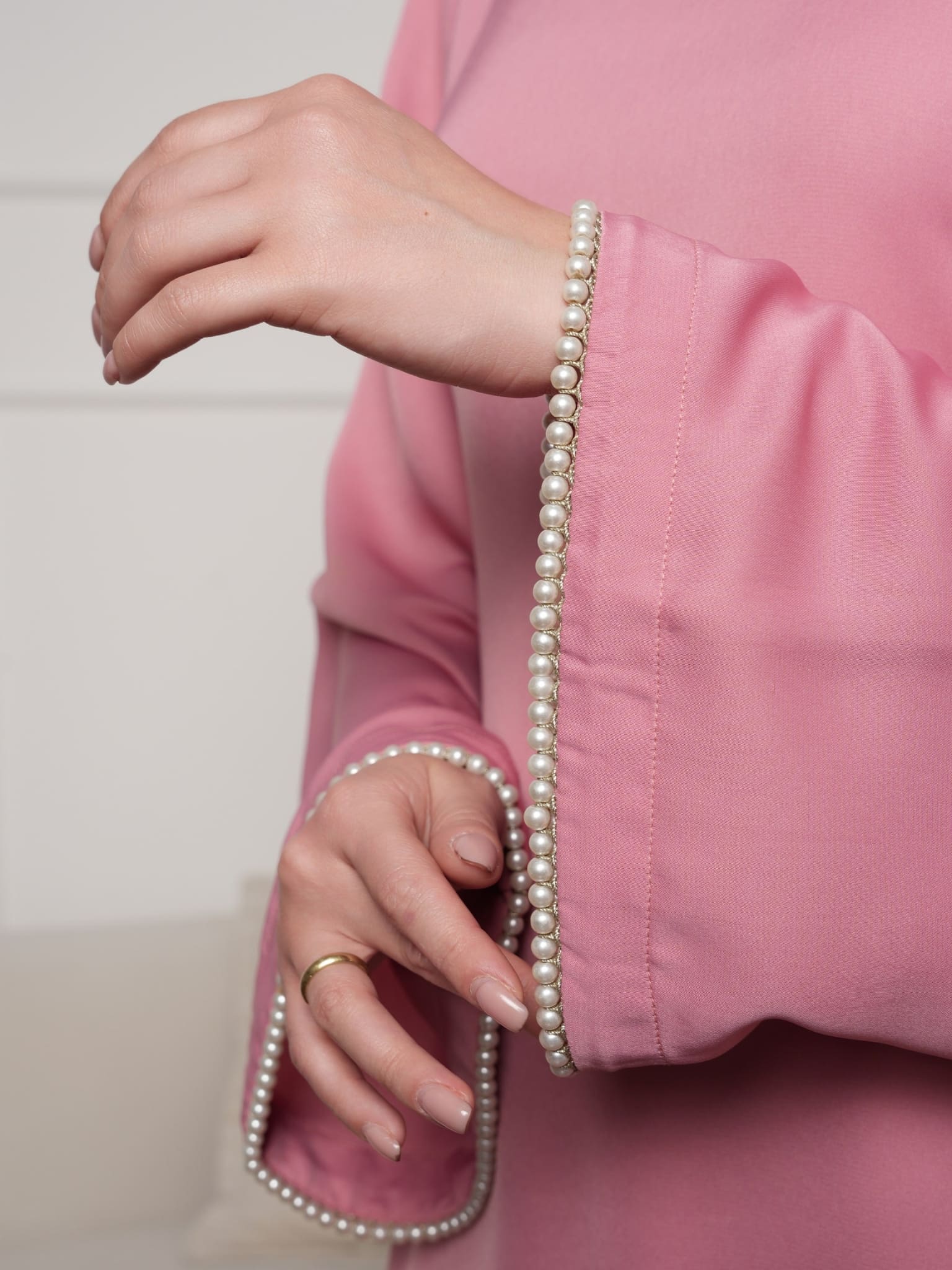 Mariah Pearl Dress And Stole - Image 3