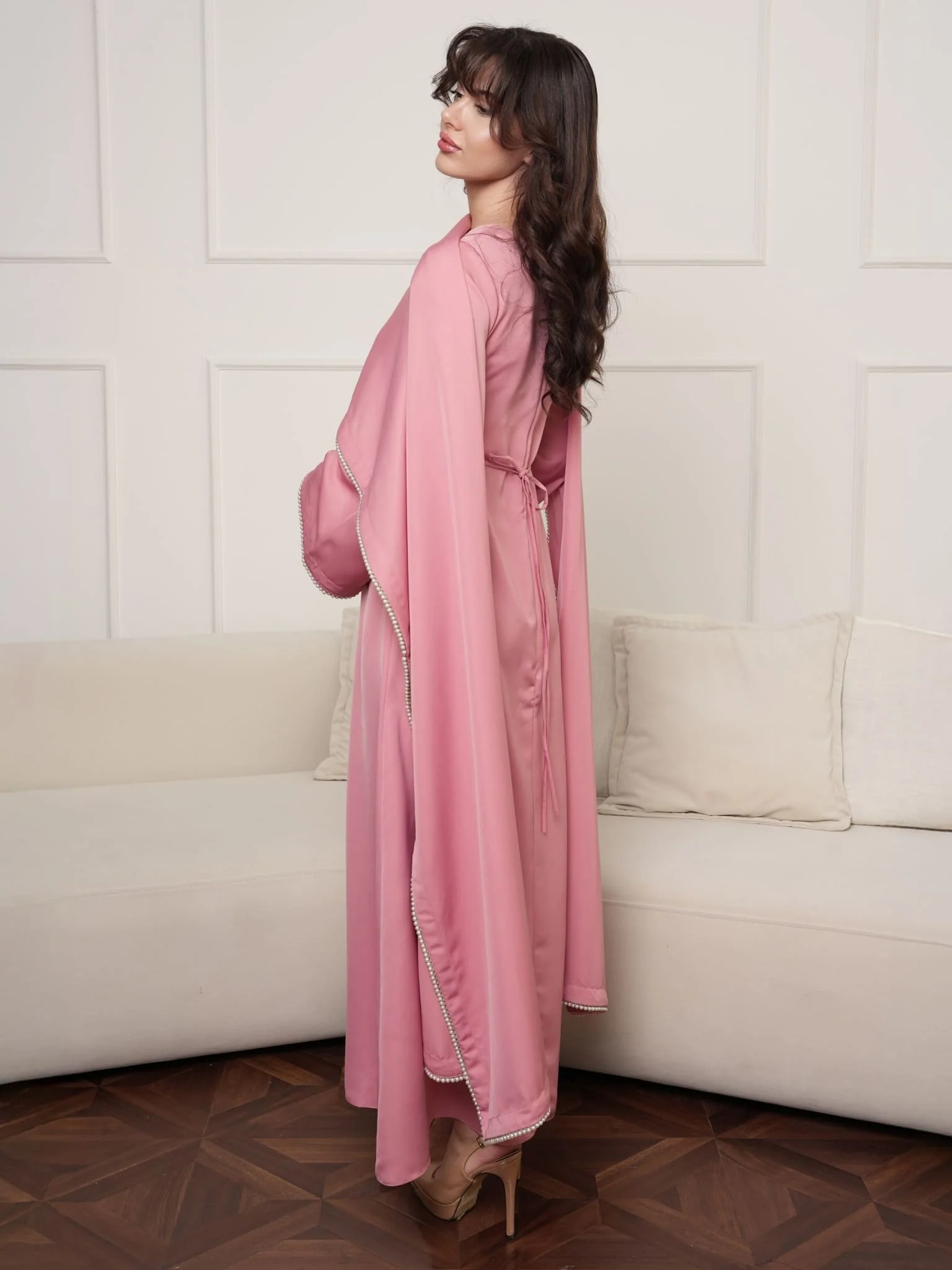 Mariah Pearl Dress And Stole - Image 5