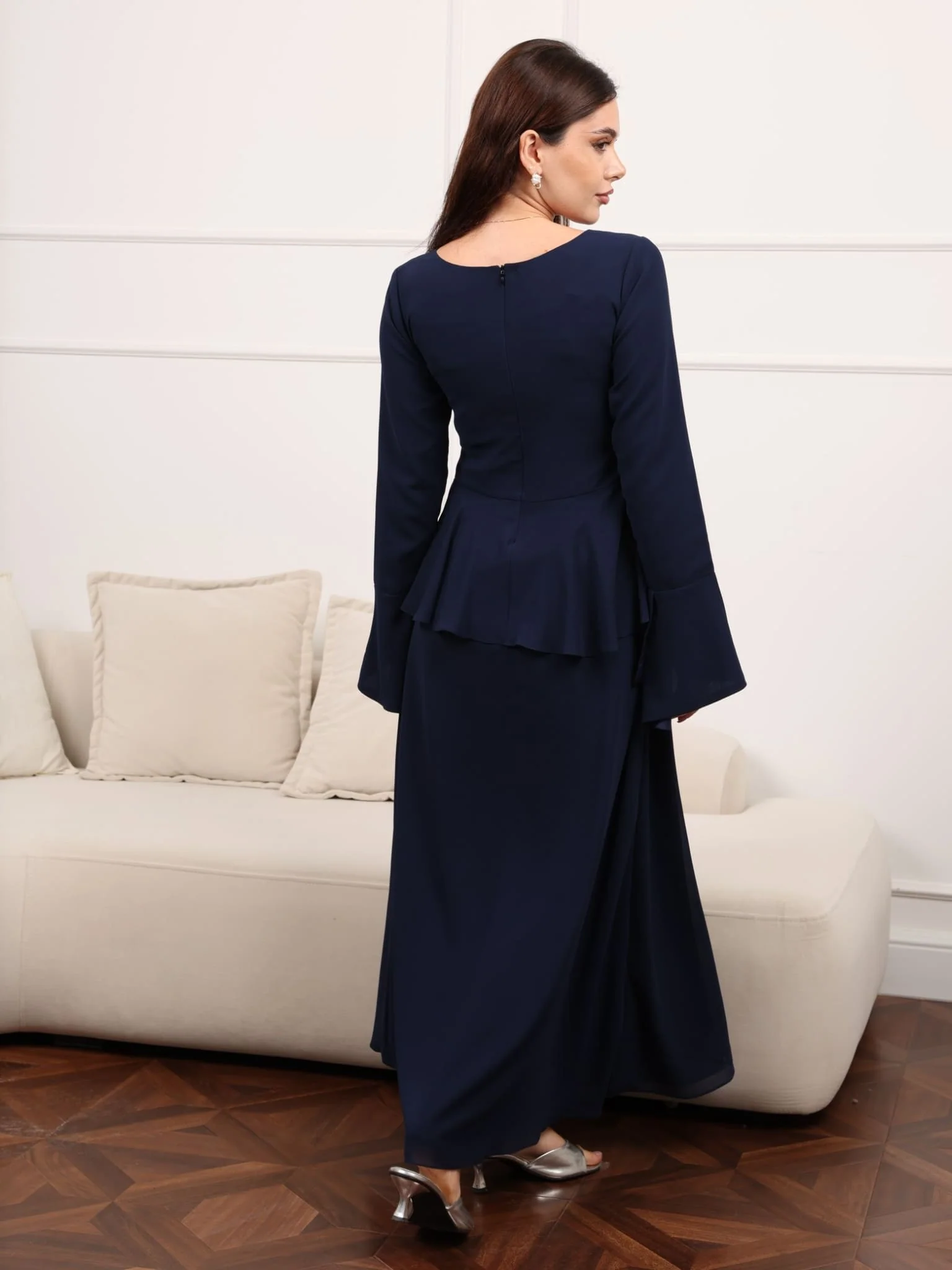 Marrisa Blue Long Dress - Image 3