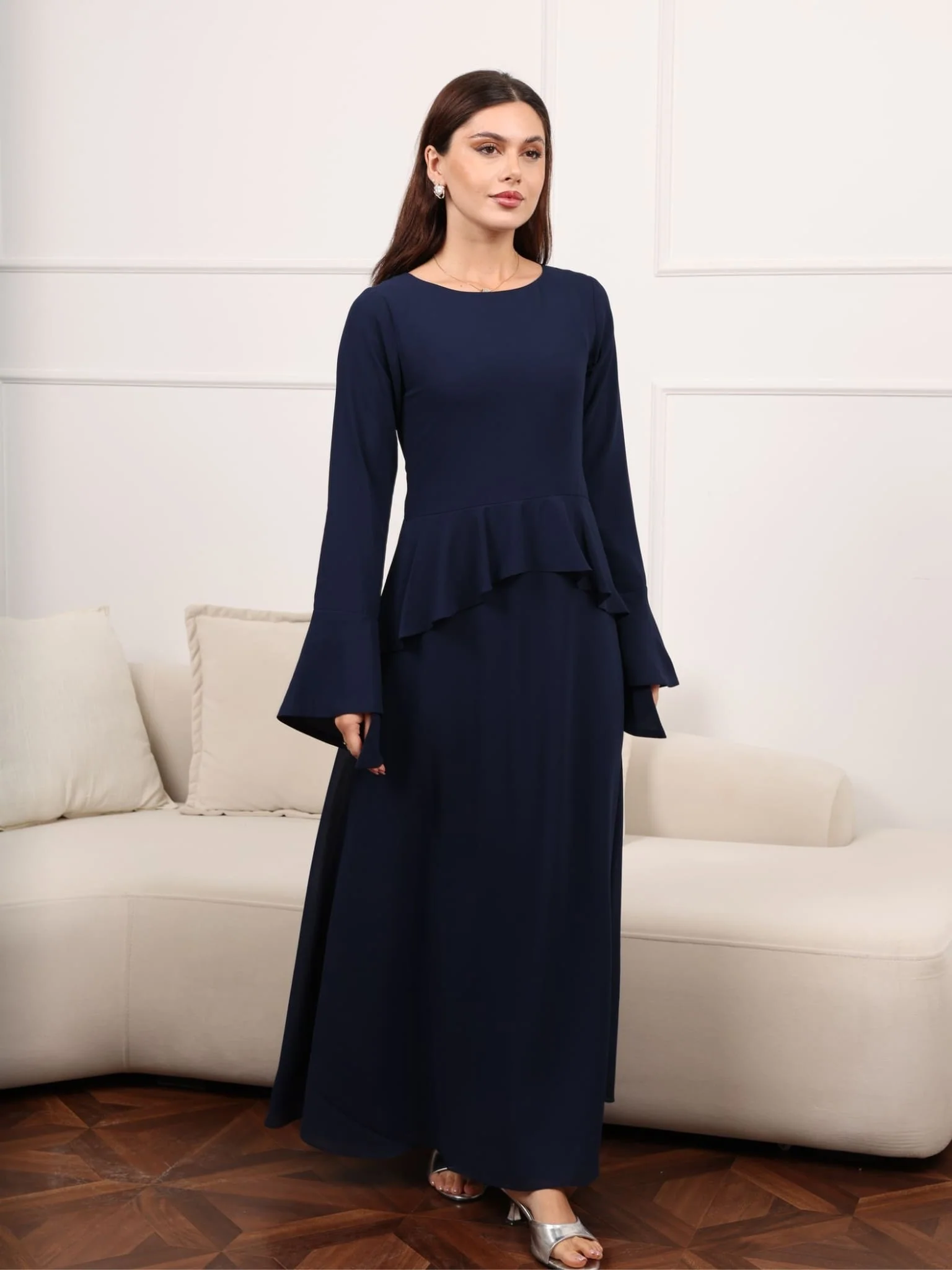 Marrisa Blue Long Dress - Image 5
