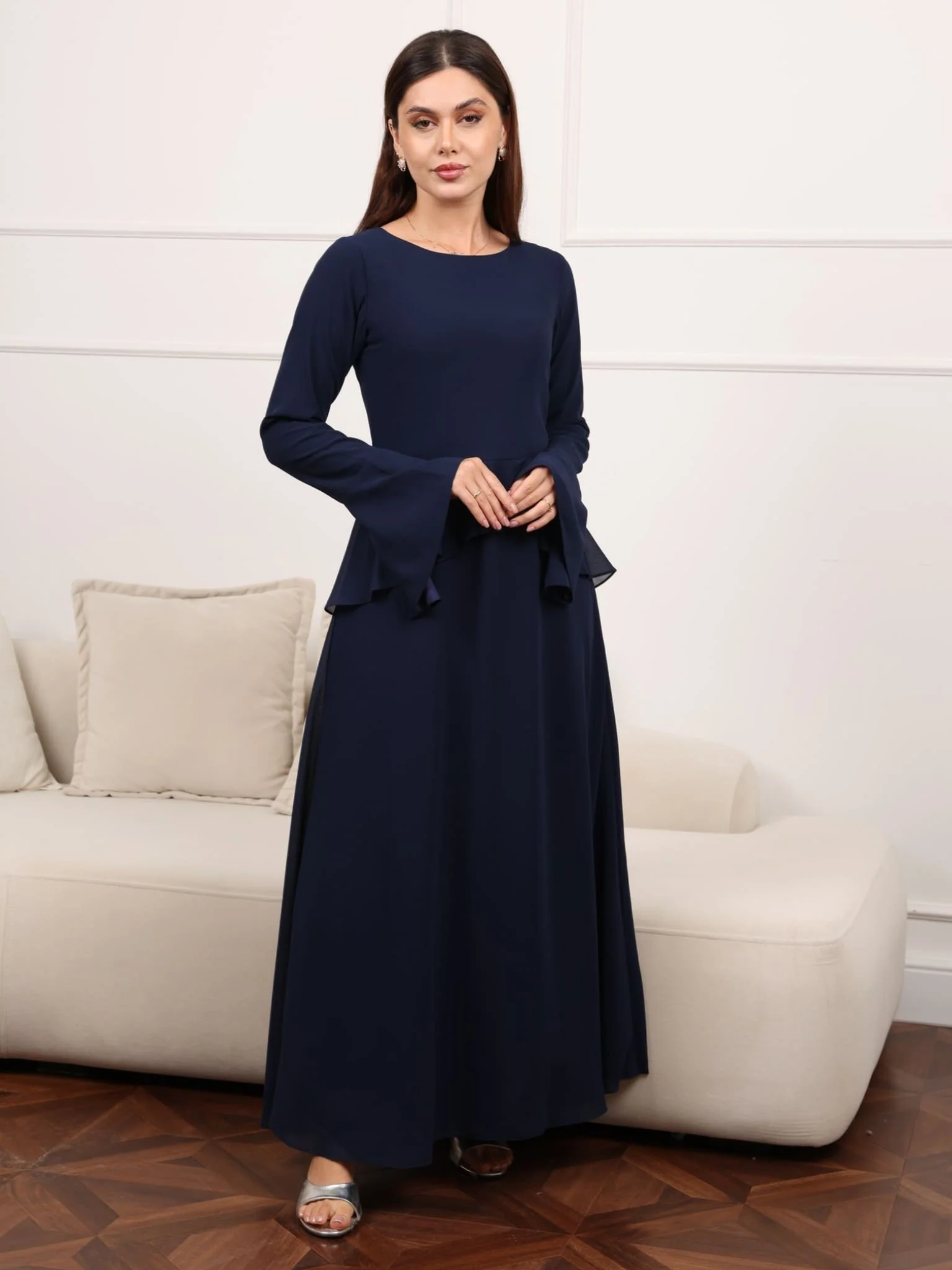 Marrisa Blue Long Dress - Image 7
