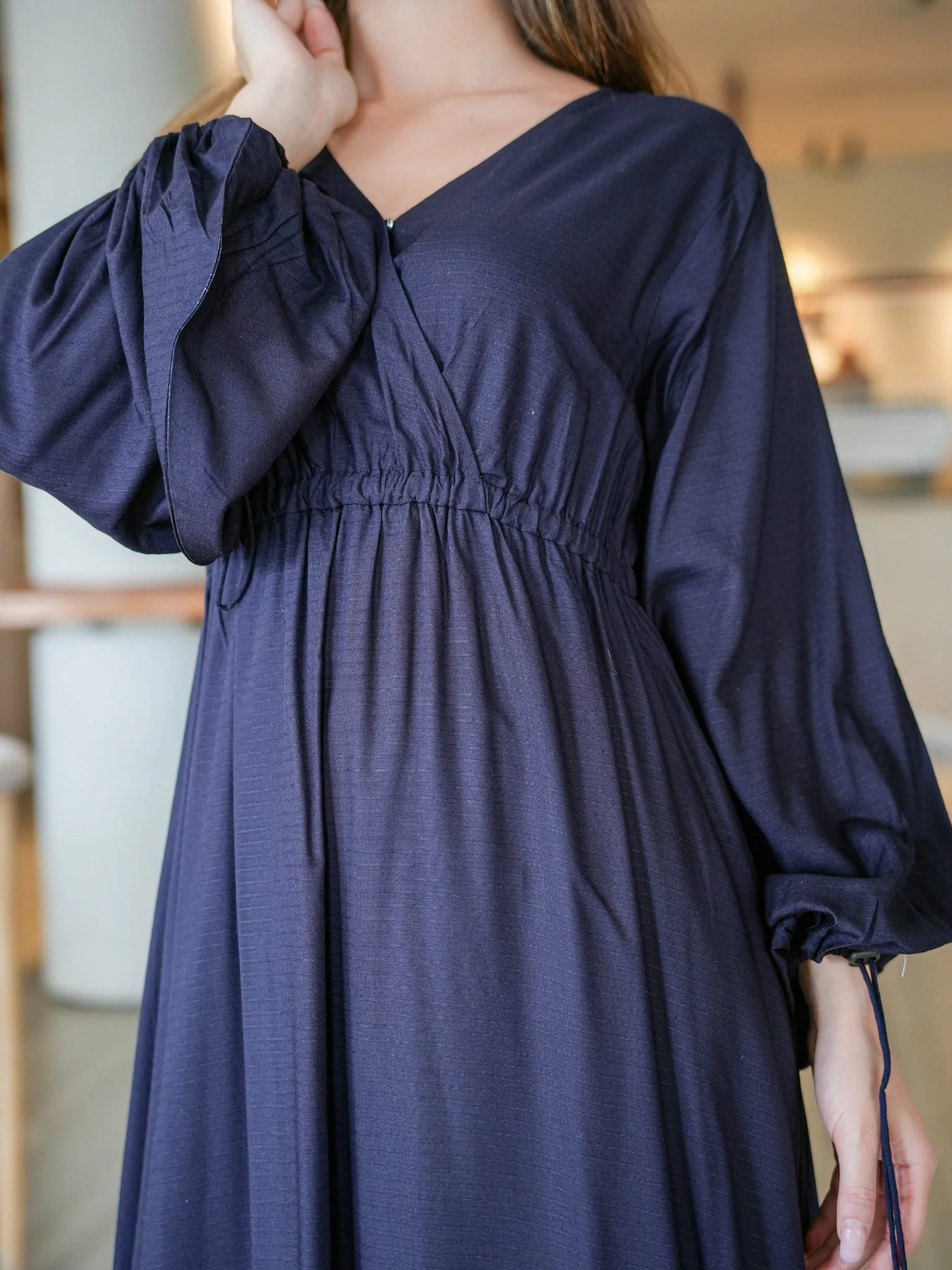 Milaska Blue Long Dress - Image 3
