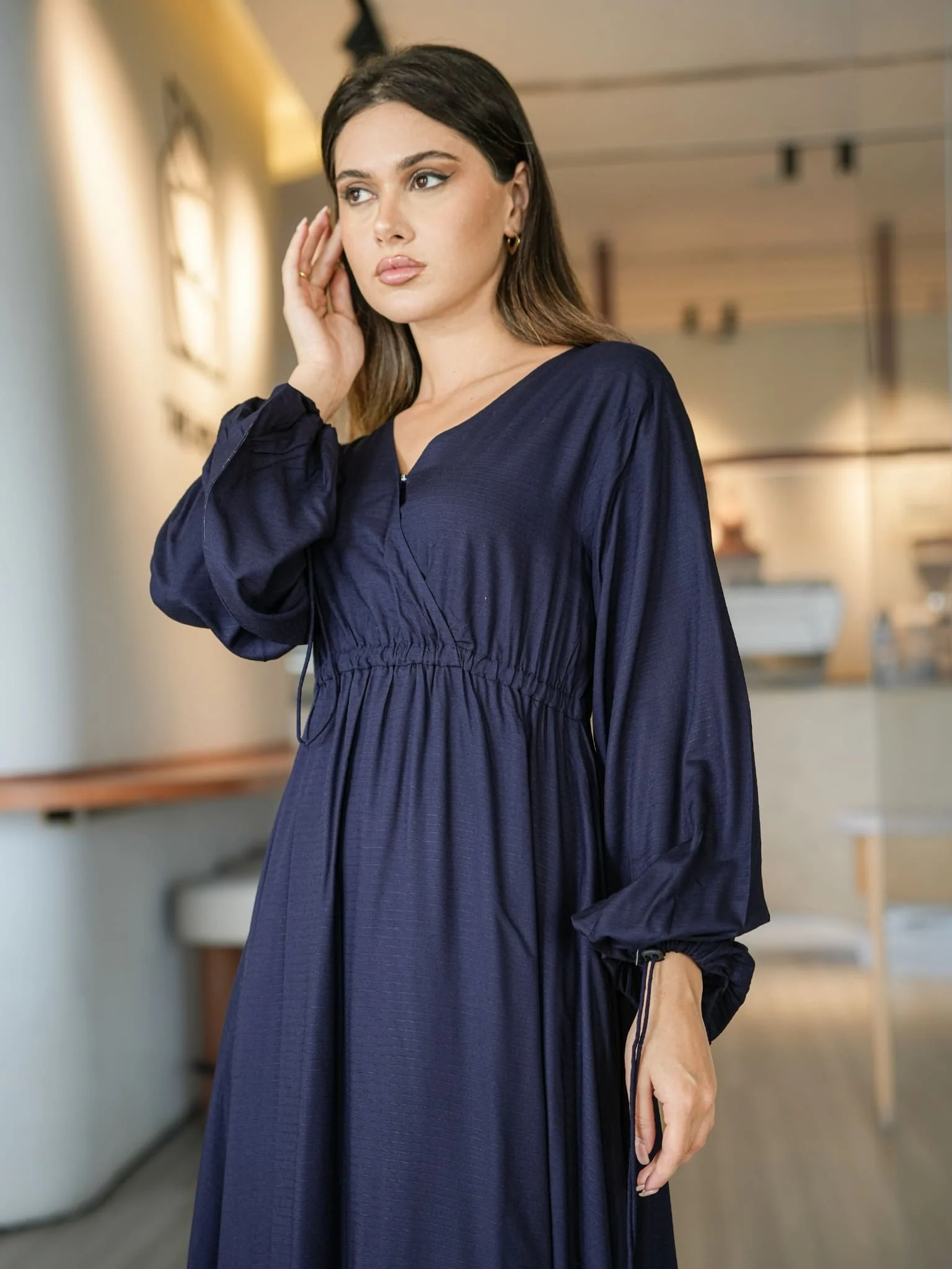 Milaska Blue Long Dress - Image 5