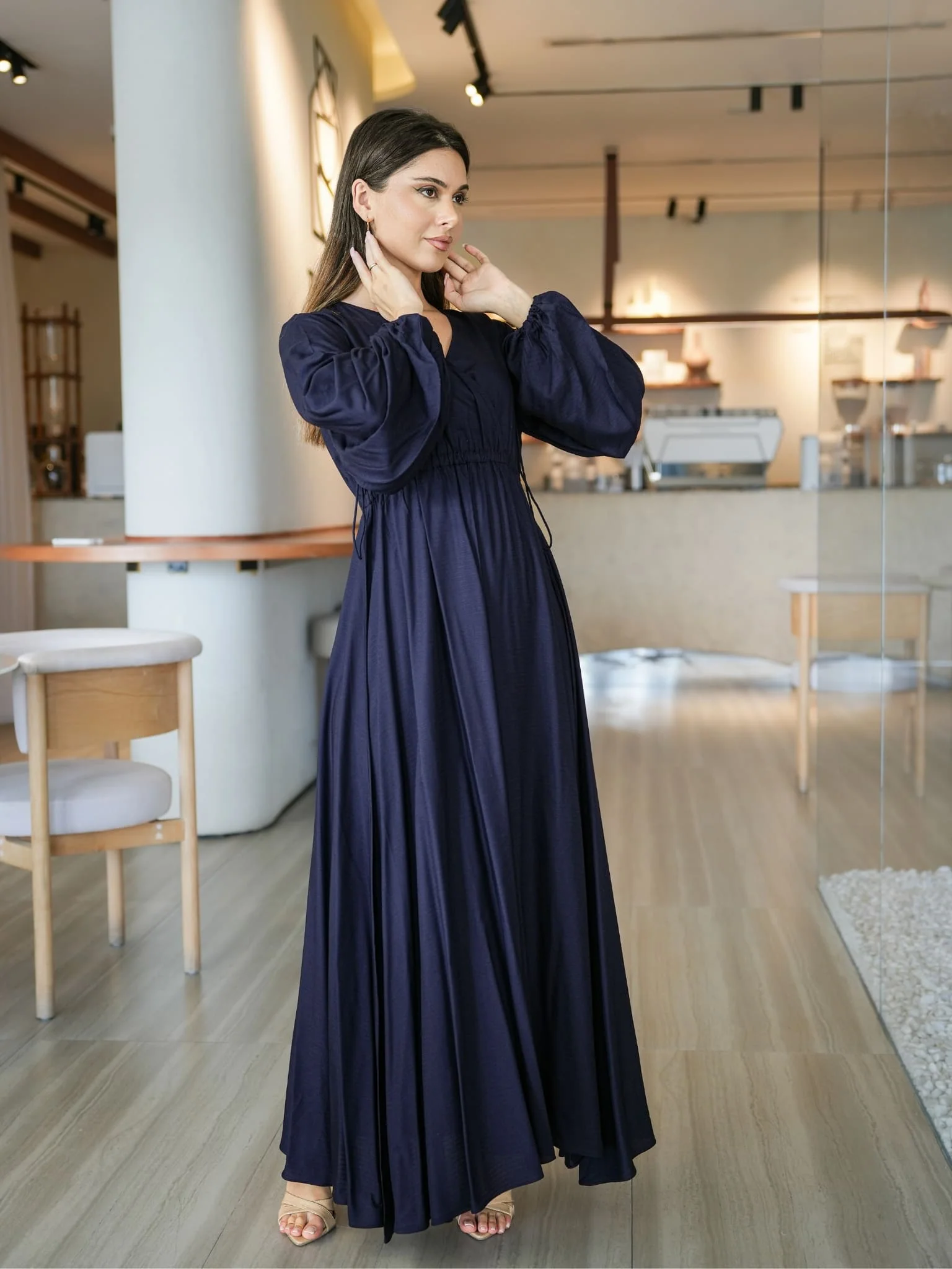 Milaska Blue Long Dress - Image 8