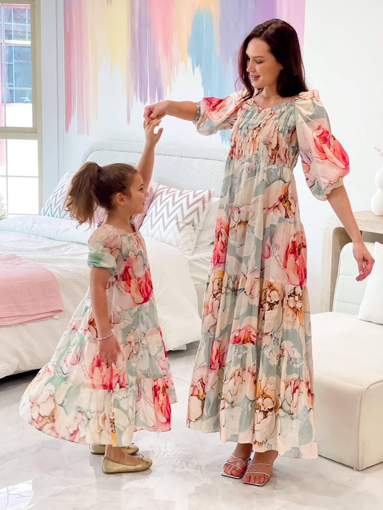Mini Azure Smock Dress - Image 3