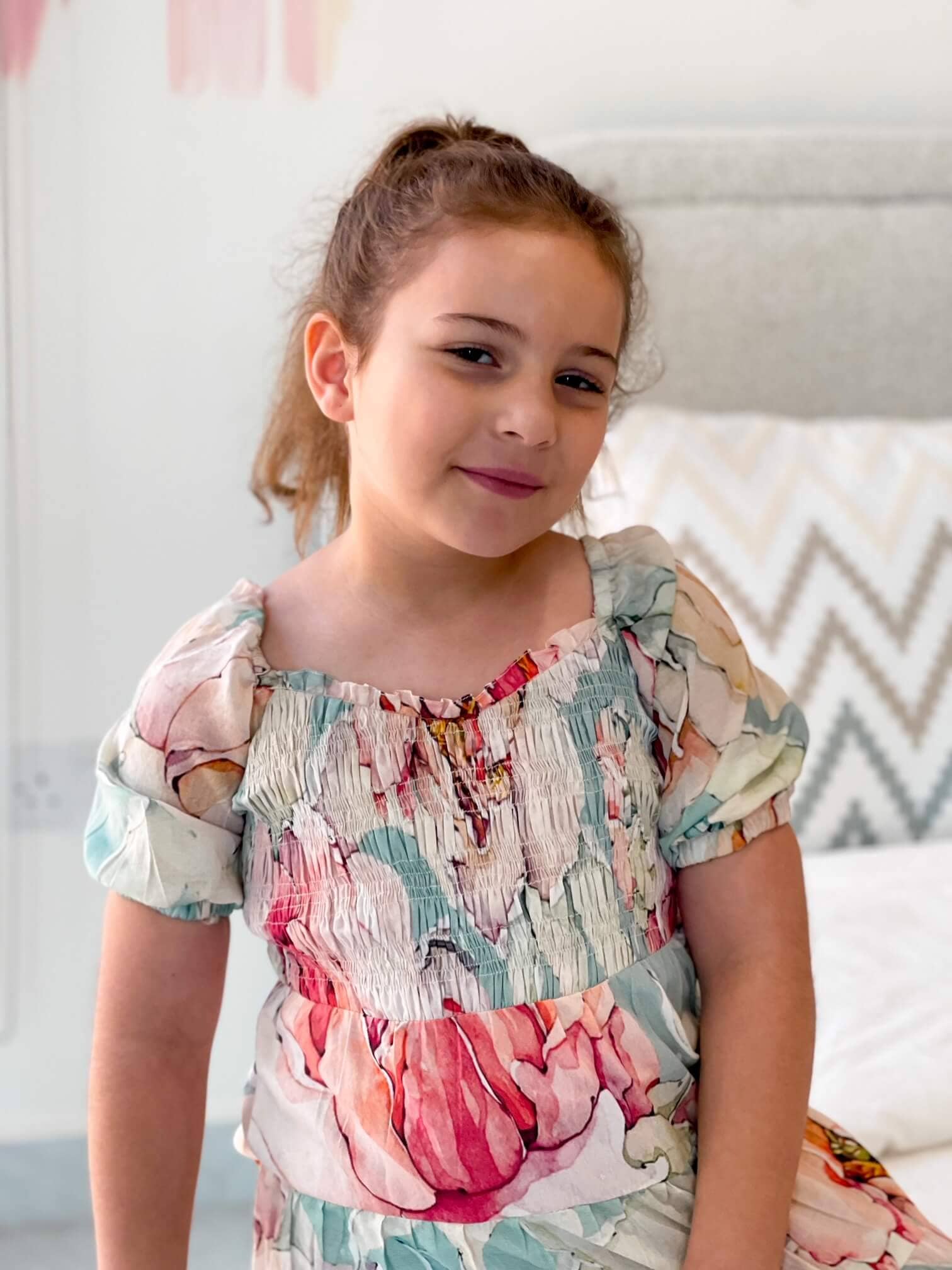 Mini Azure Smock Dress - Image 7