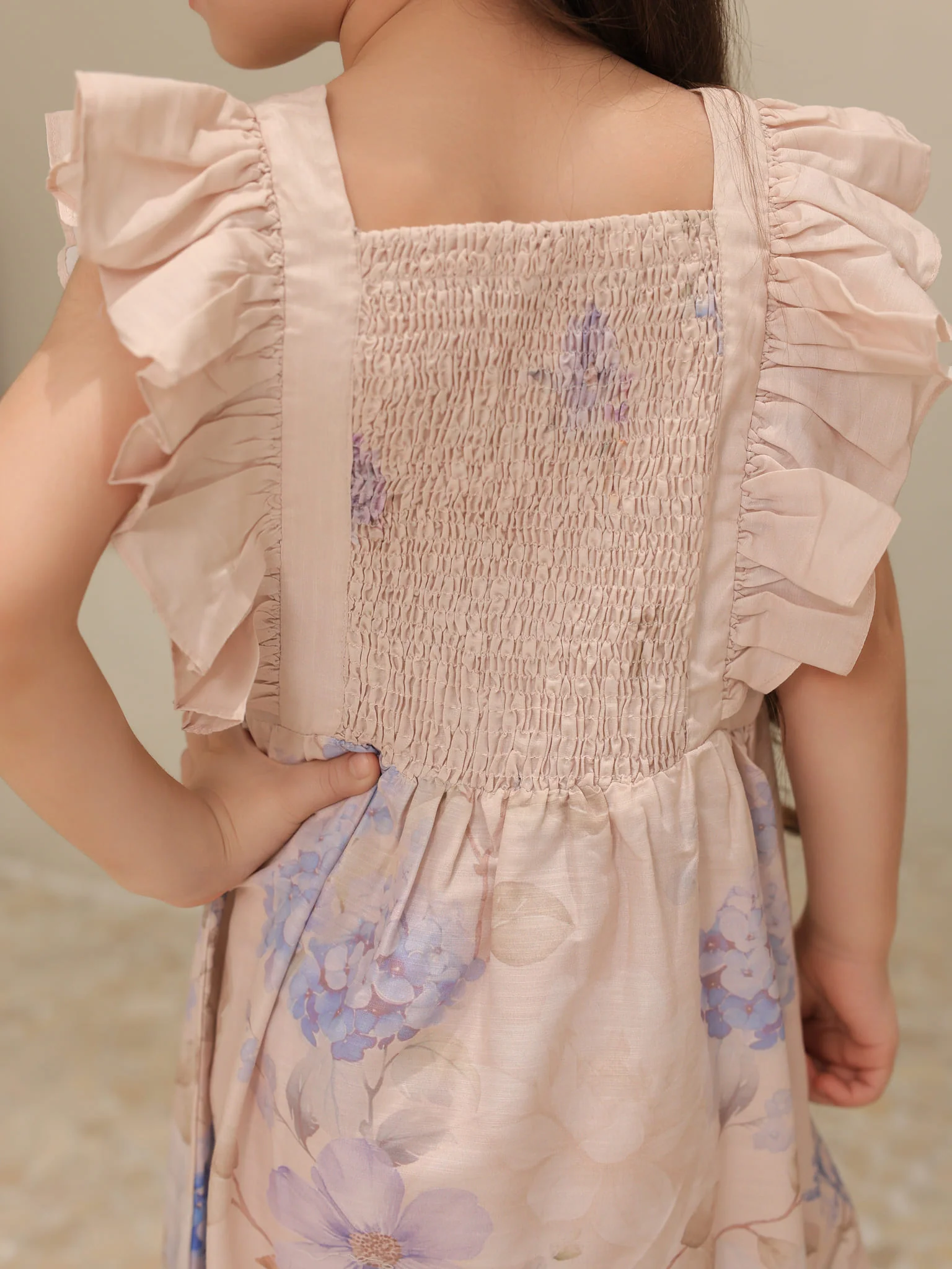 Mini Bellina Blue Floral Dress - Image 8