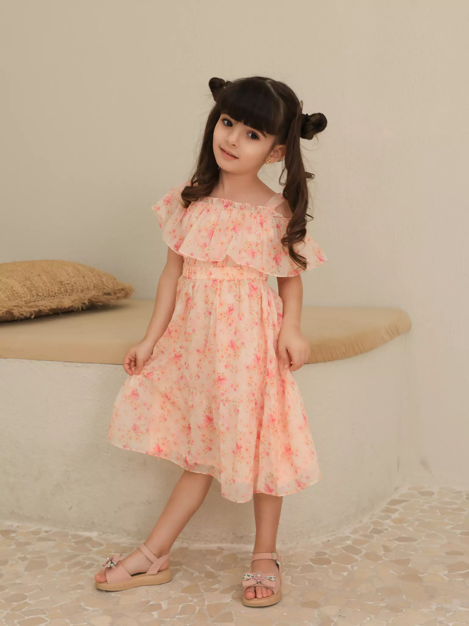 Mini Blushhaven Floral Dress - Image 4