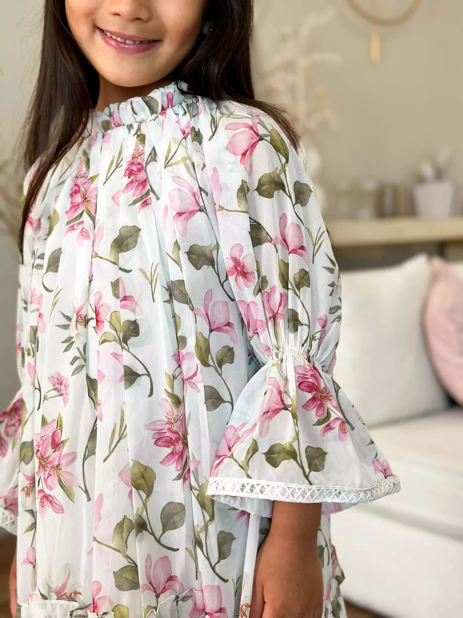 Mini Calla Floral Lace Dress - Image 4
