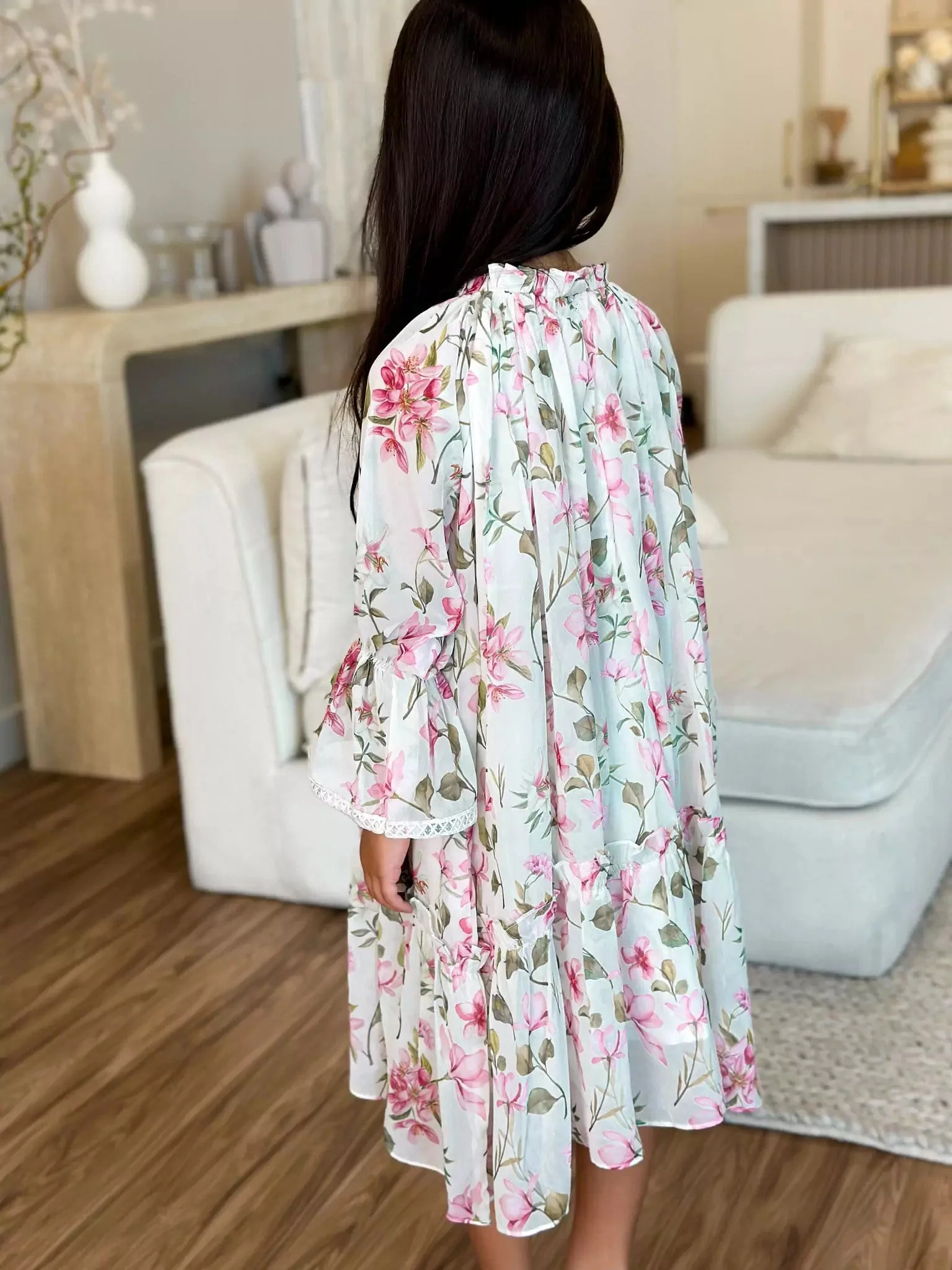 Mini Calla Floral Lace Dress - Image 6