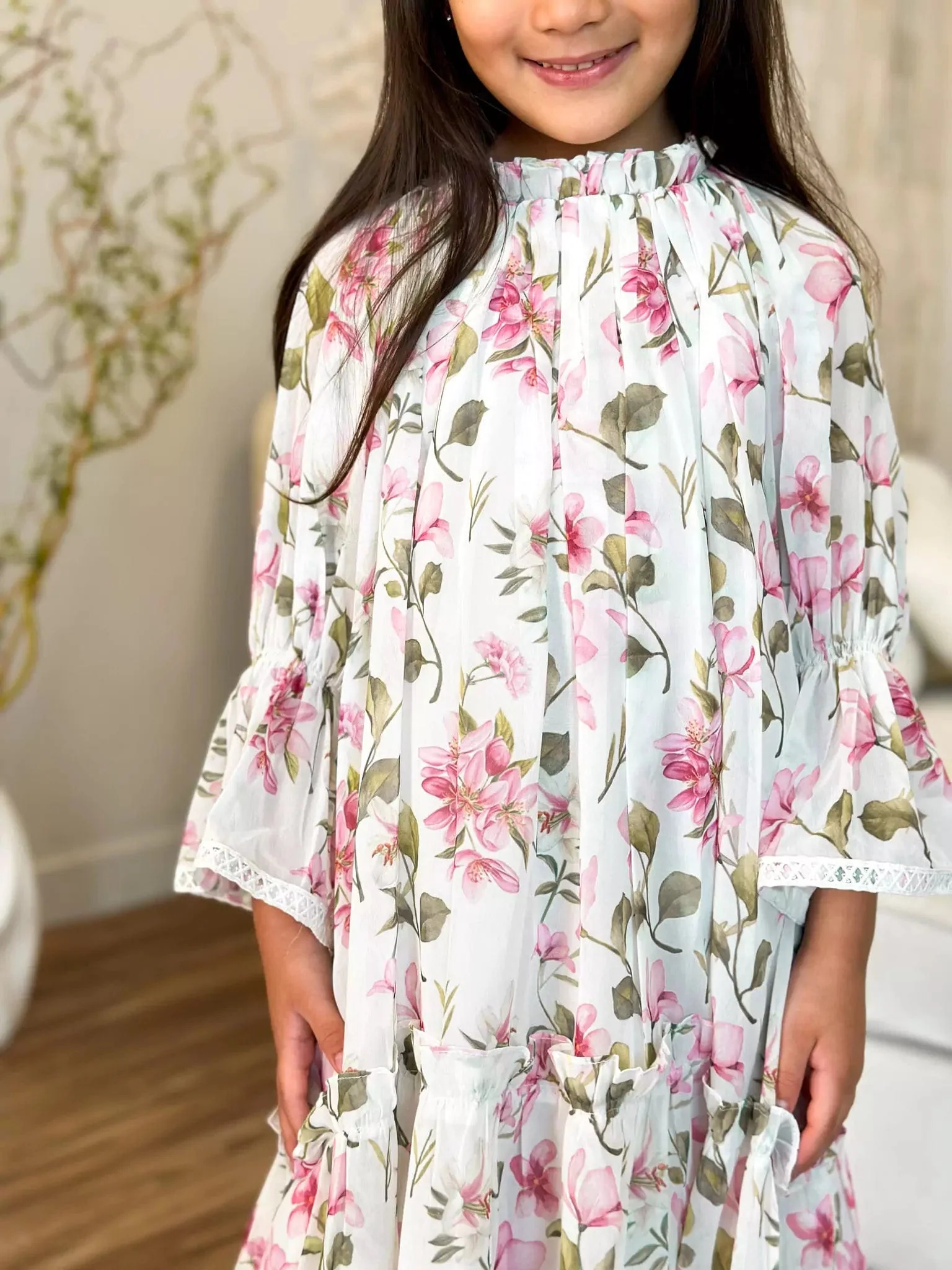 Mini Calla Floral Lace Dress - Image 7