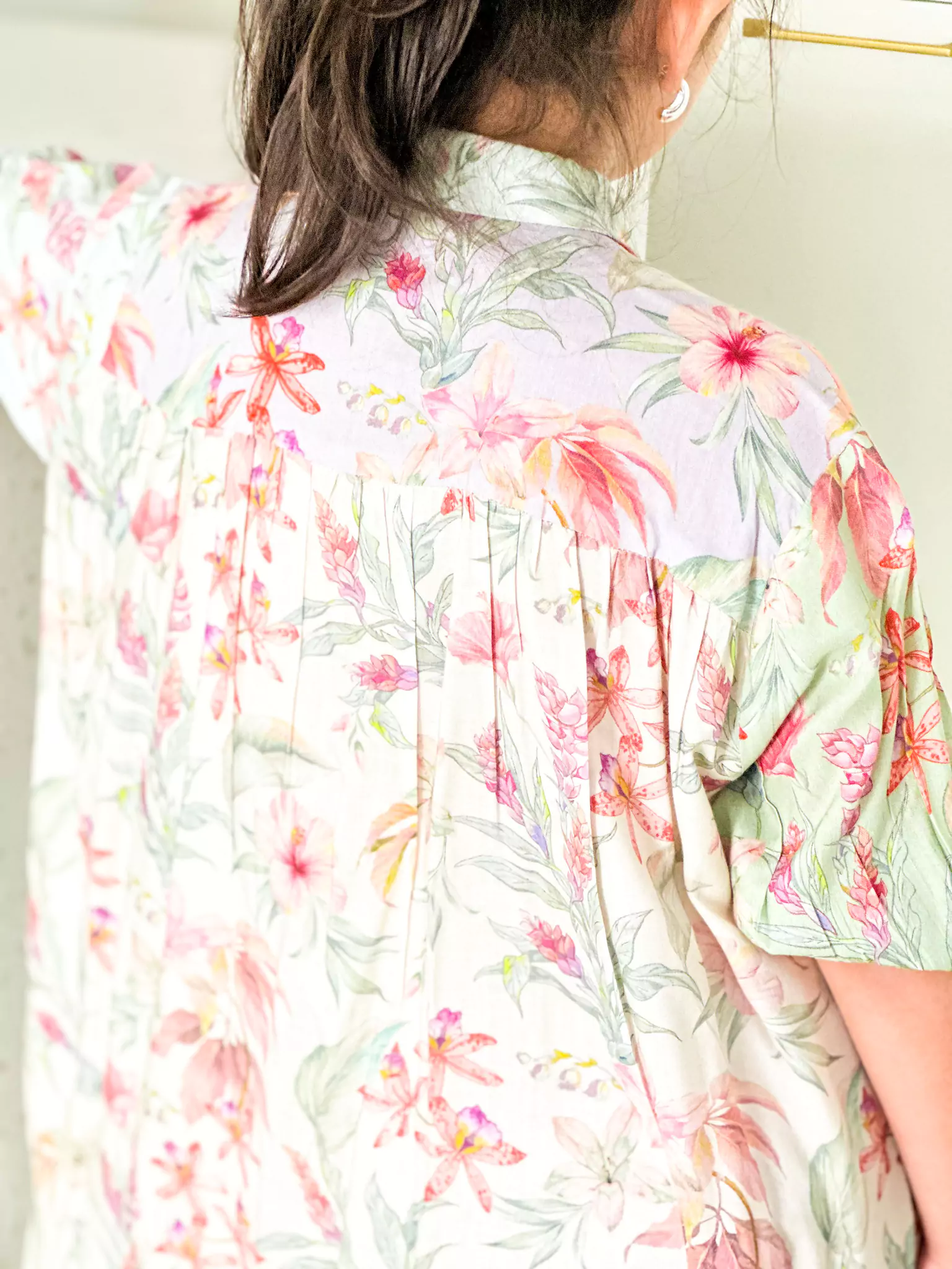 Mini Corsage Floral Pocket Dress - Image 4