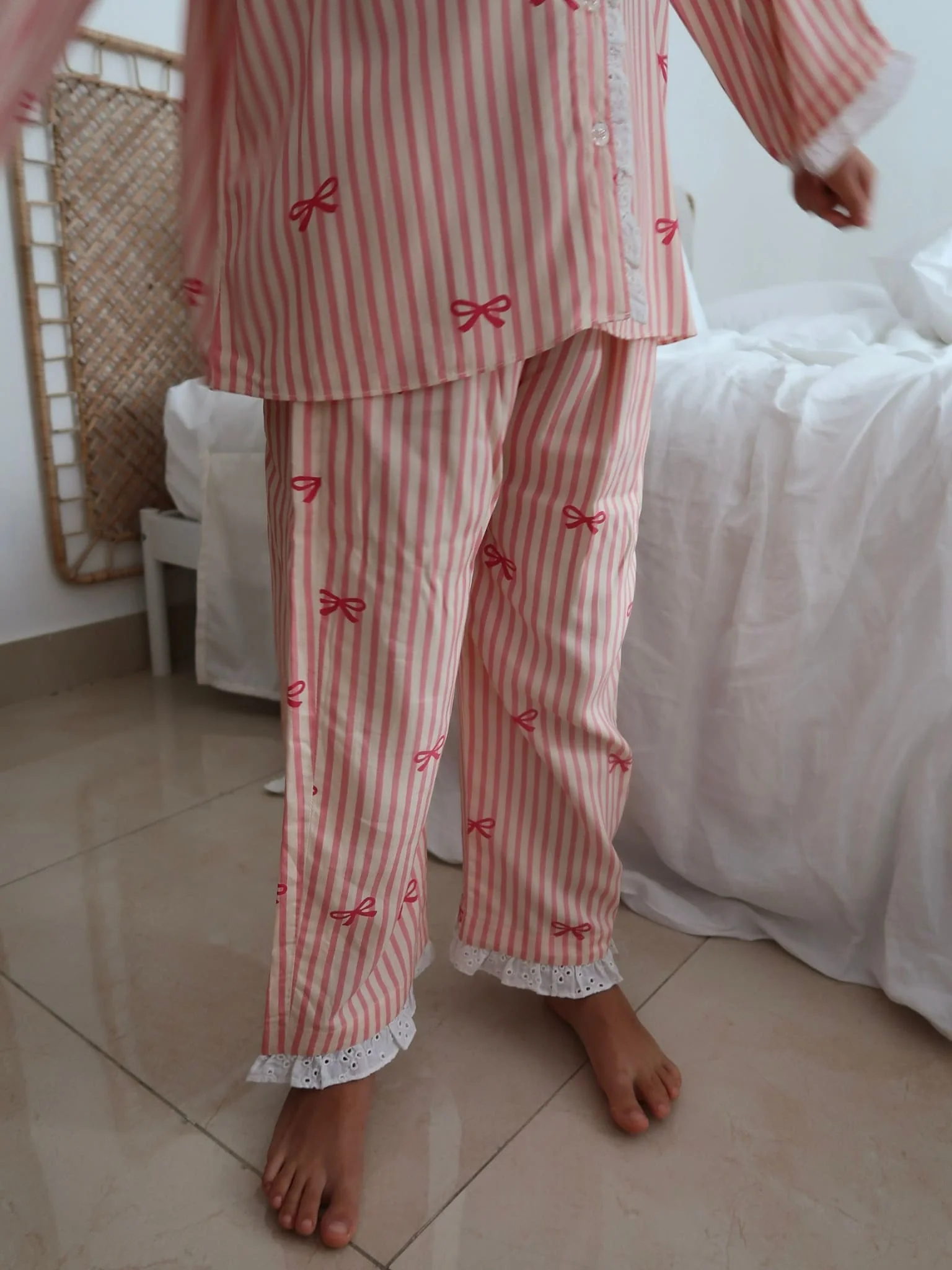 Mini Cushie Bow Lounge Co Ord Set - Image 4