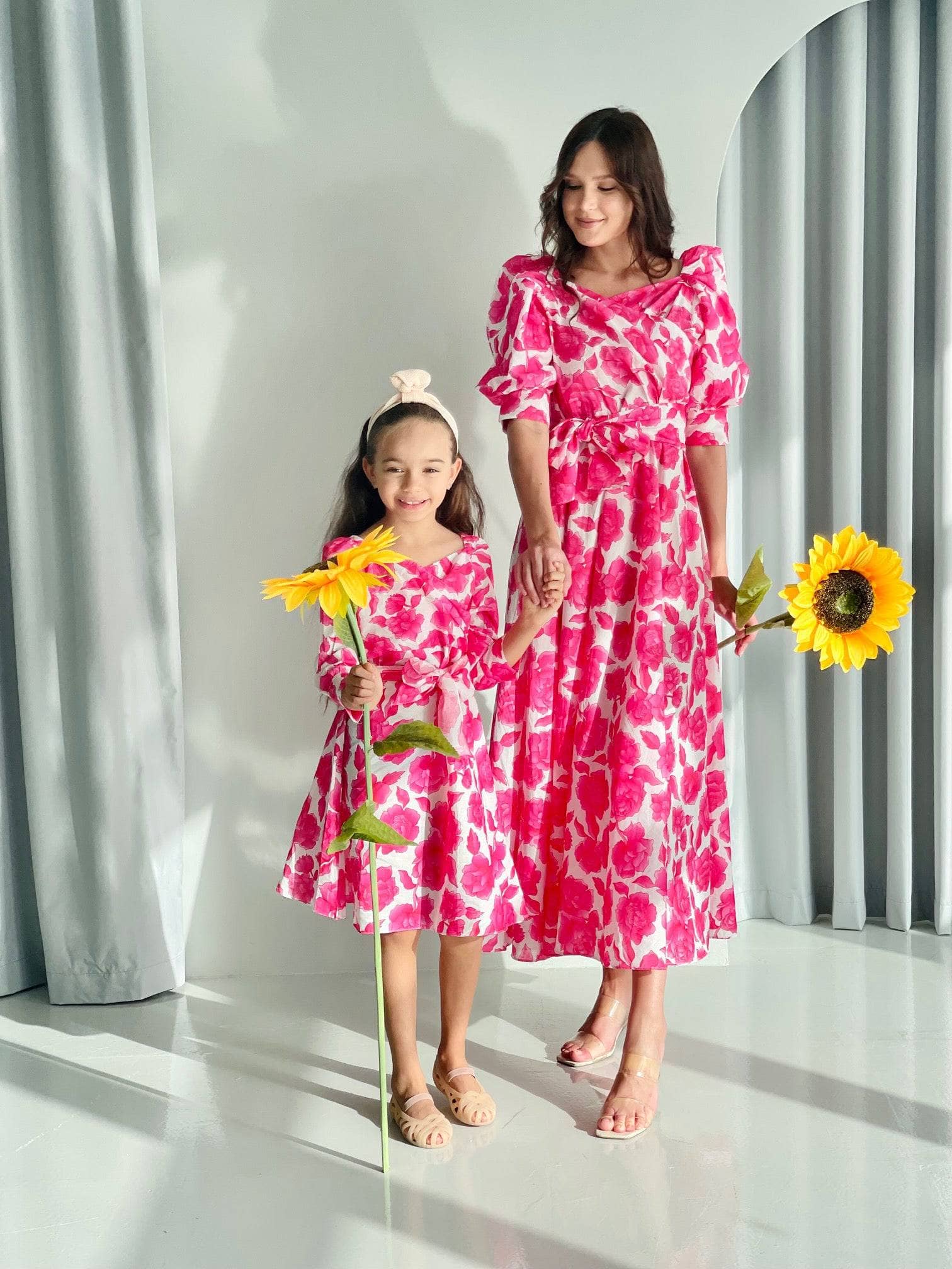 Mini Flora In Cotton Dress