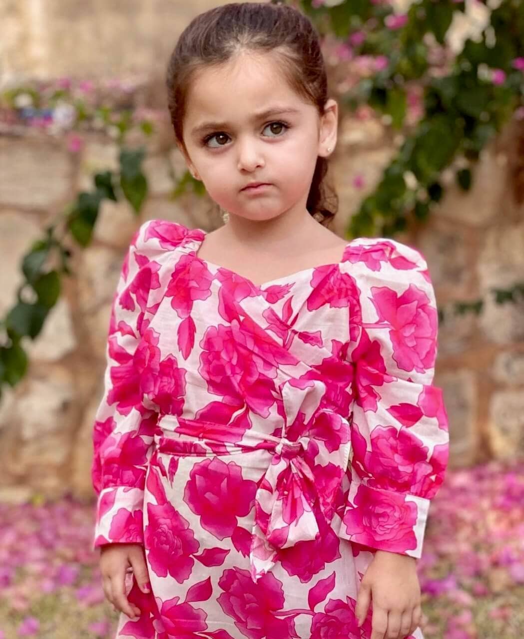 Mini Flora In Cotton Dress - Image 18