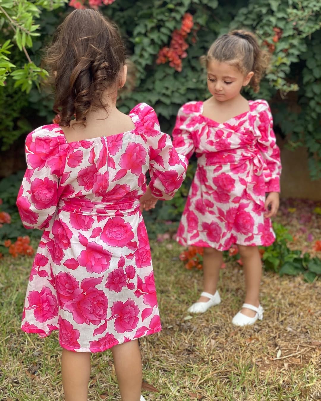 Mini Flora In Cotton Dress - Image 6