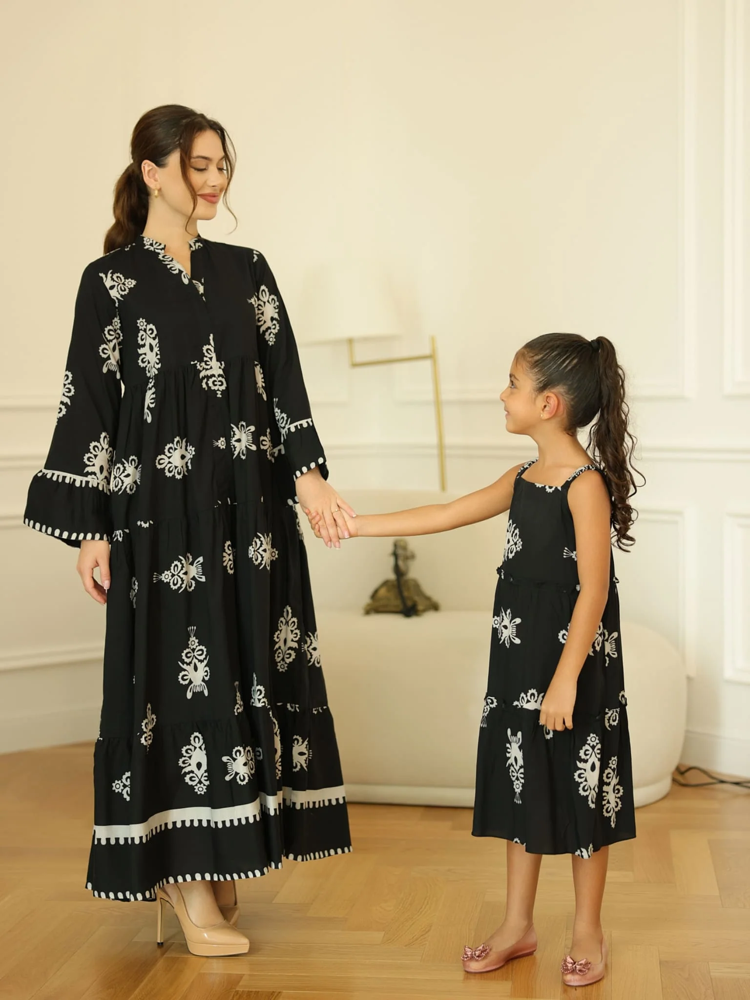 Mini Morvina Black Dress For Girls - Image 6