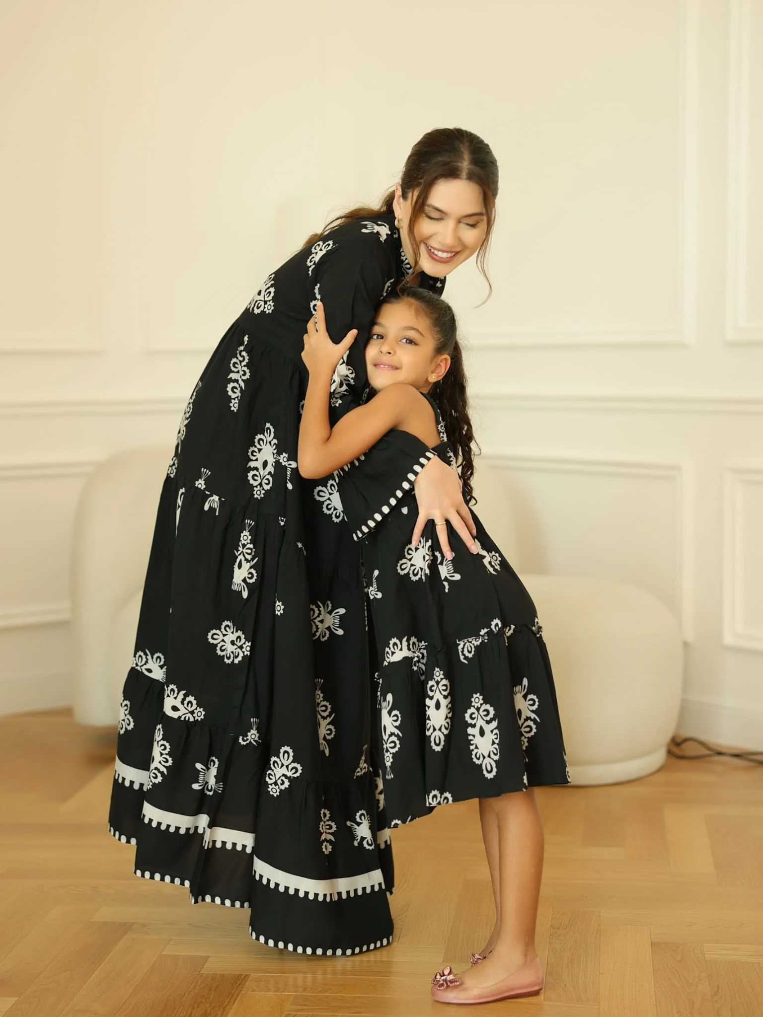 Mini Morvina Black Dress For Girls - Image 7