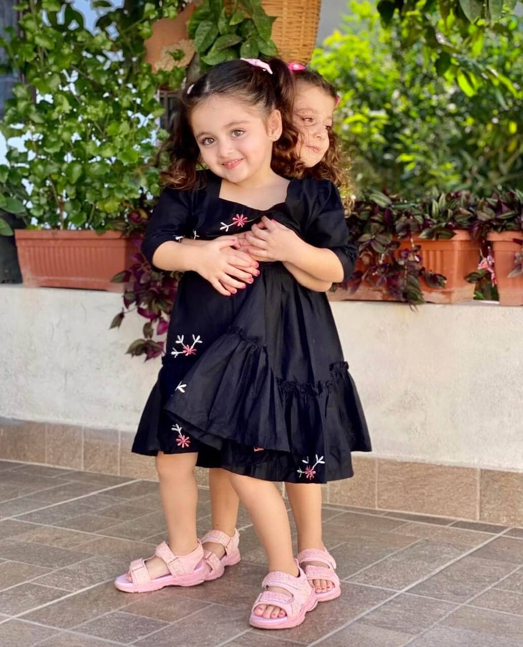 Mini Nova Black Embroidered Dress - Image 16