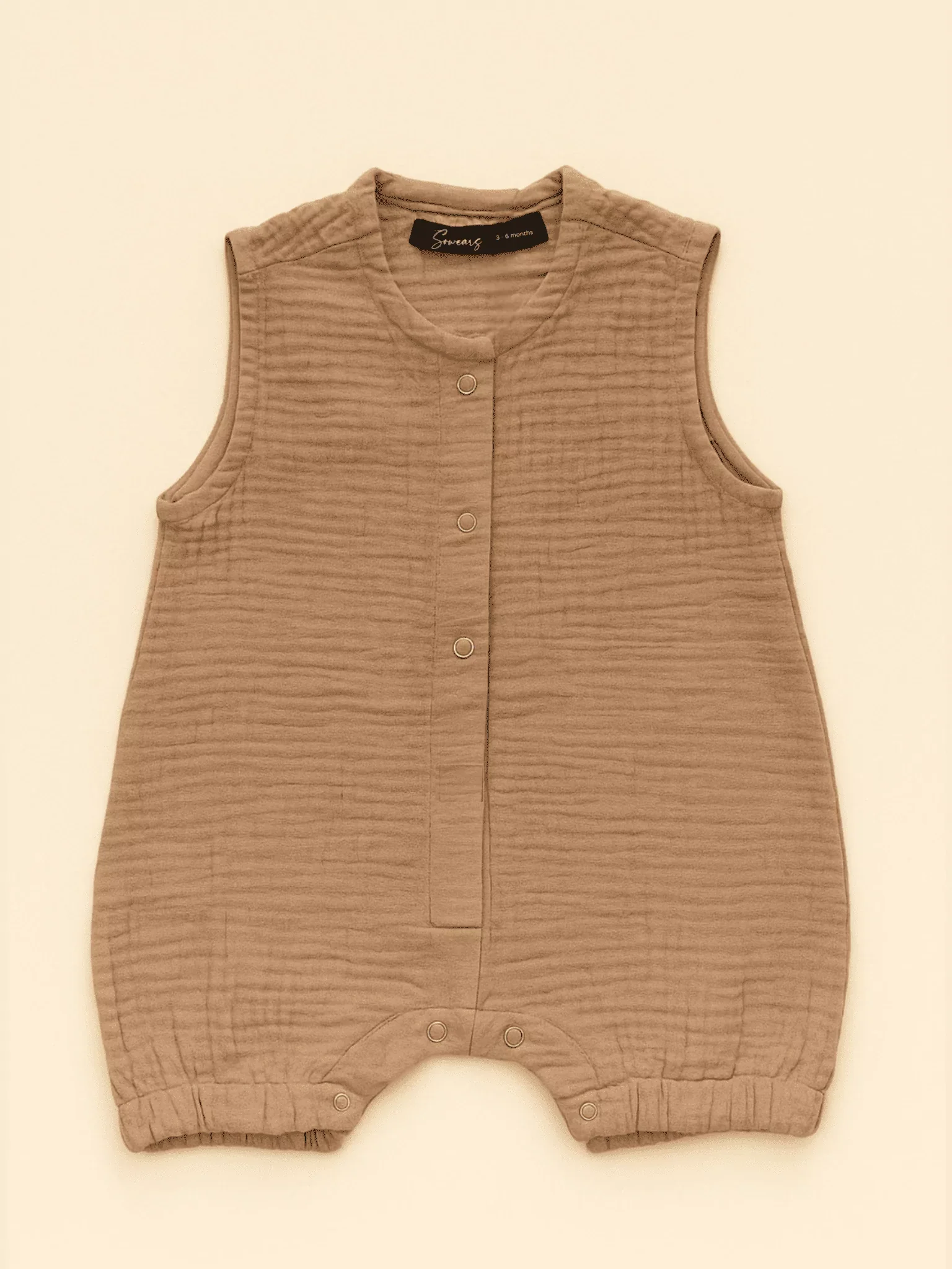 Mini Onesie Rua Beige Muslin