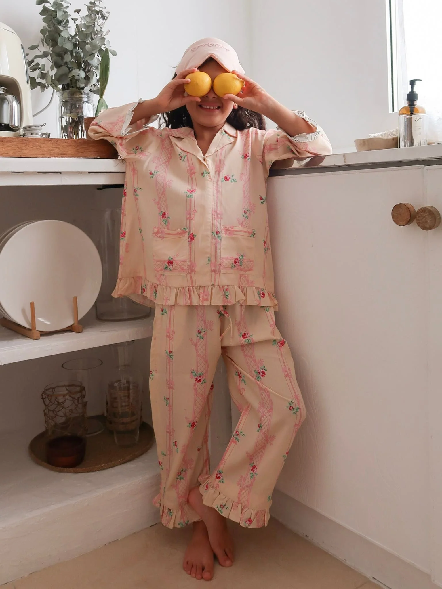 Mini Rossbee Frill Lounge Co Ord Set For Girls - Image 6