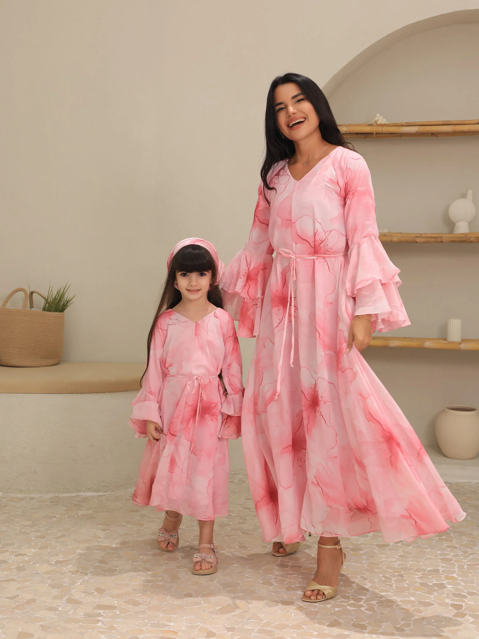 Mini Sakura Mist Pink Dress - Image 10