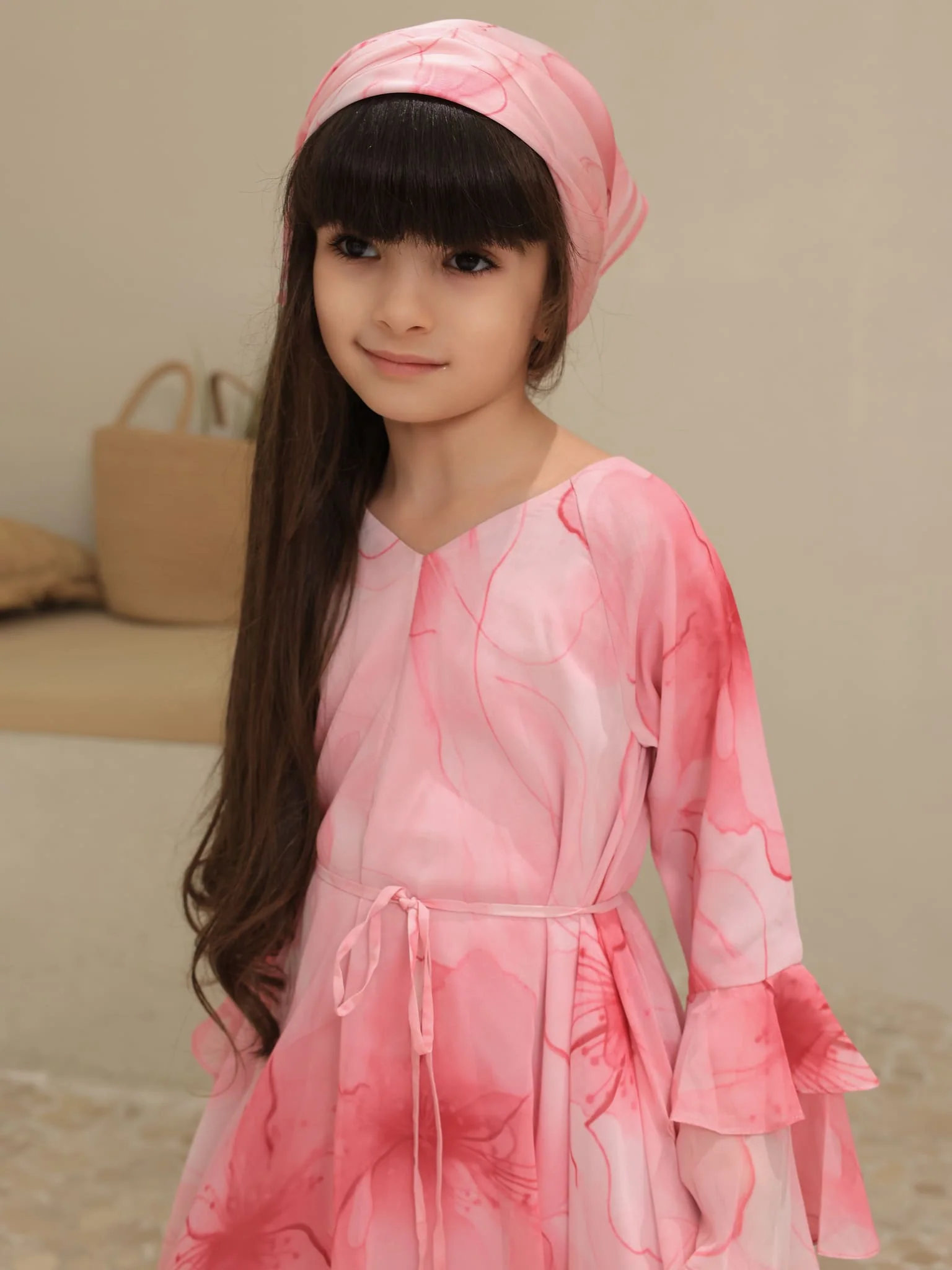 Mini Sakura Mist Pink Dress - Image 2