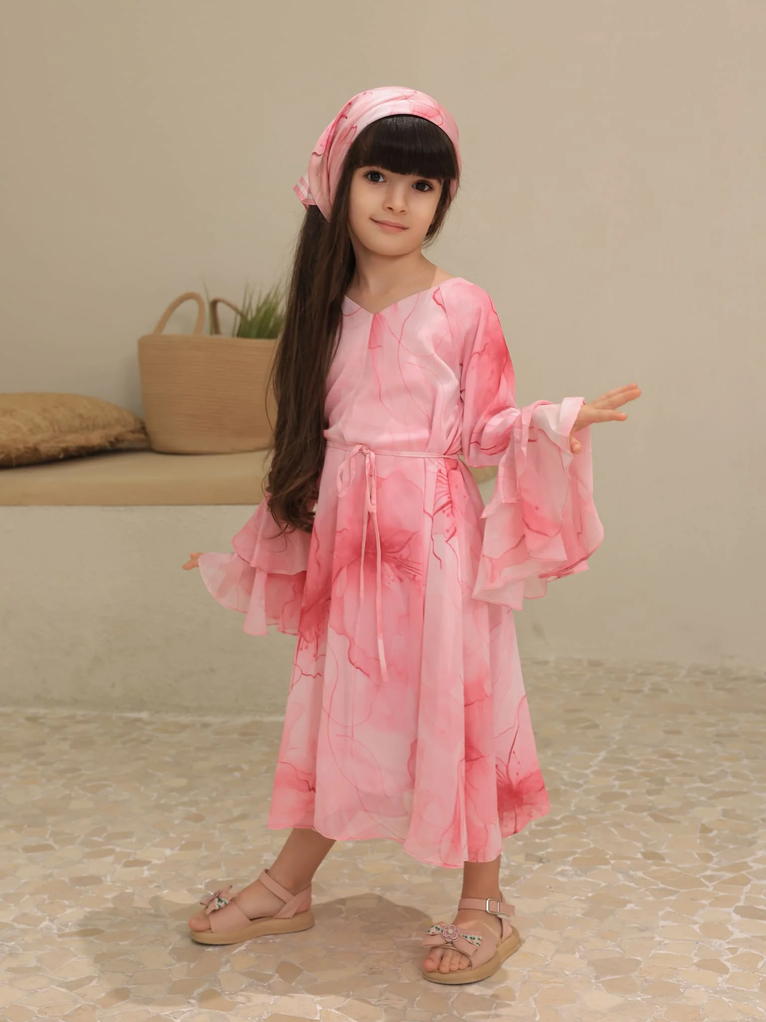 Mini Sakura Mist Pink Dress - Image 5