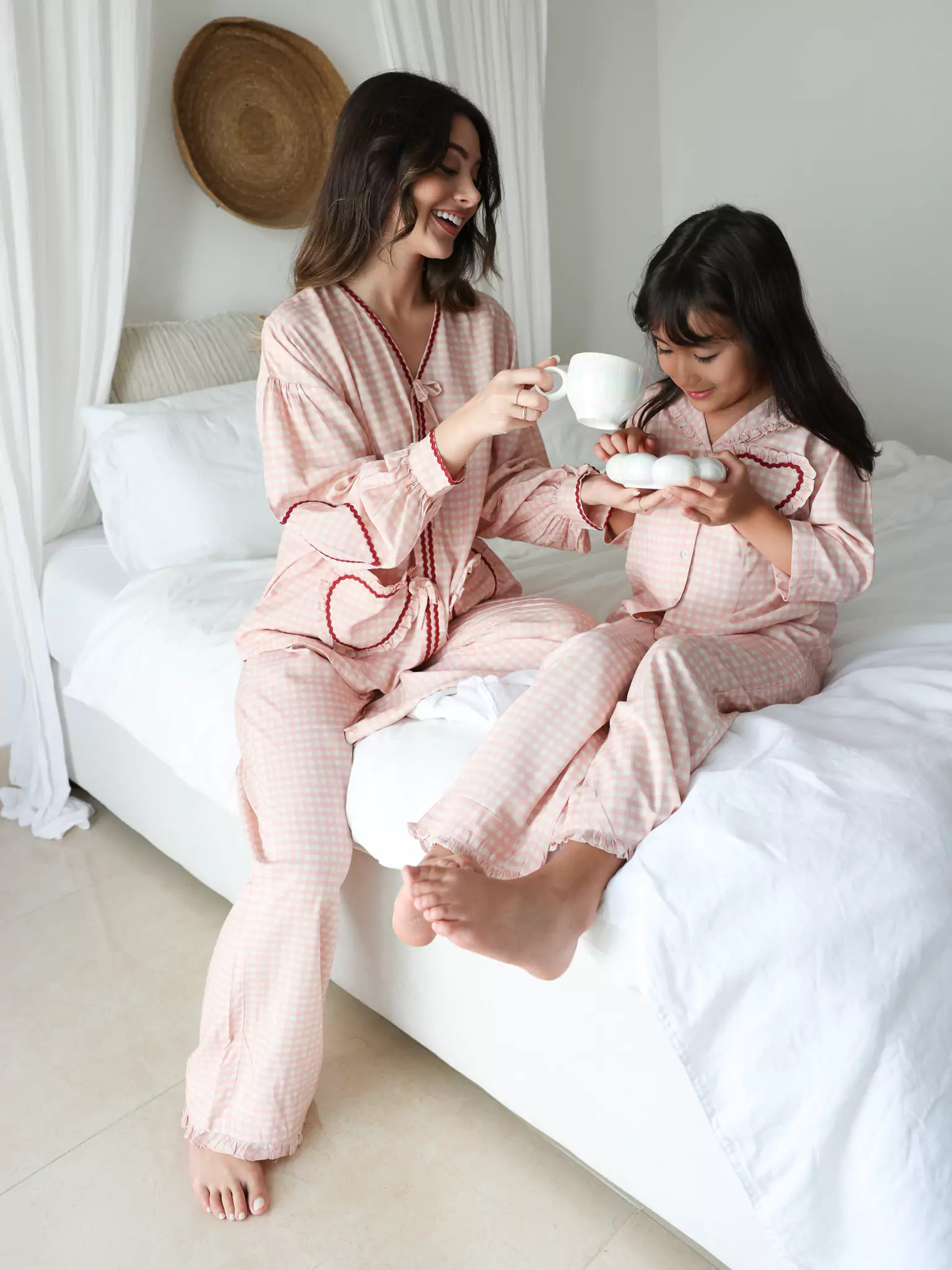 Mini Soffie Pink Heart Lounge Co Ord Set - Image 7