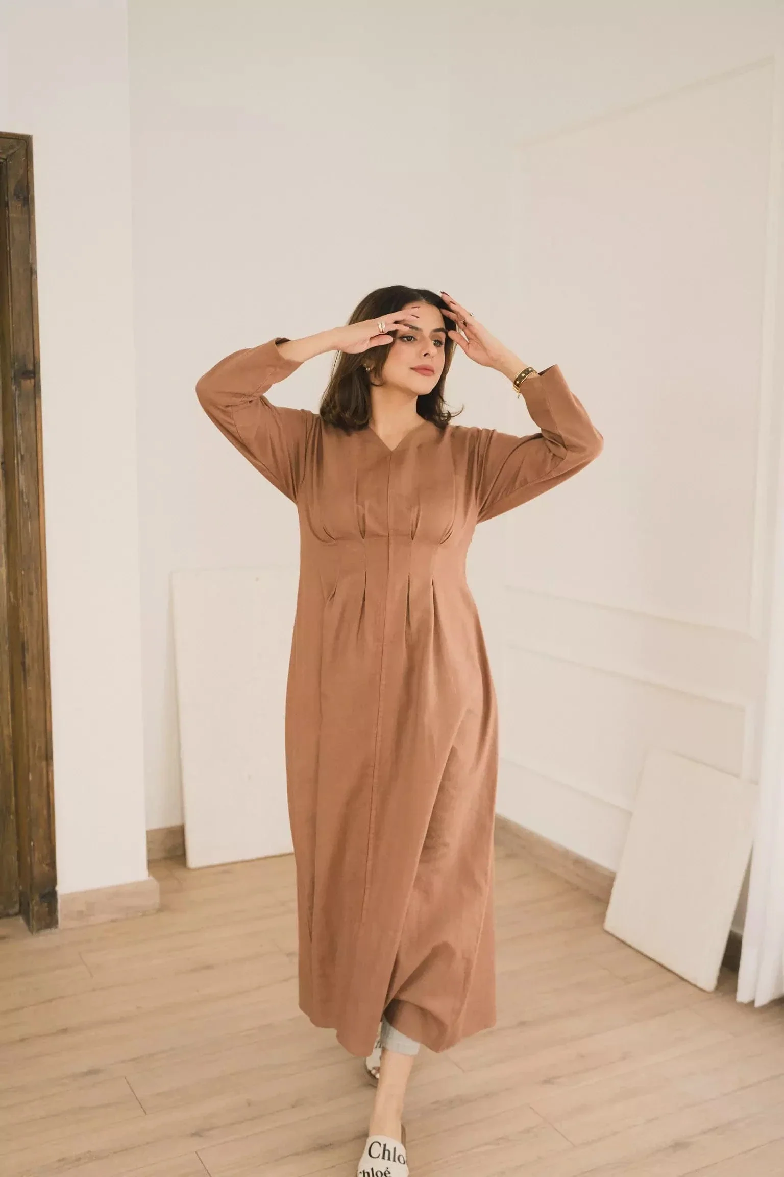 Miry brown long dress - Image 11