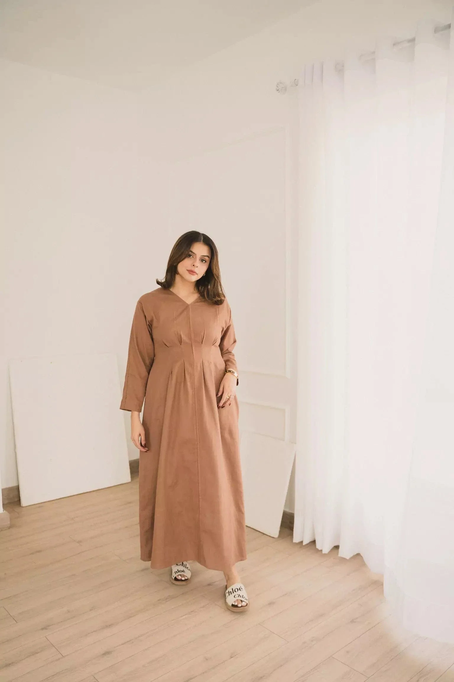 Miry brown long dress - Image 13