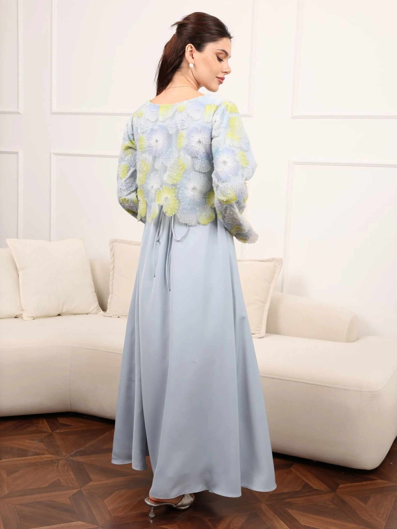 Moanna Luxury Embellished Dress - Image 3