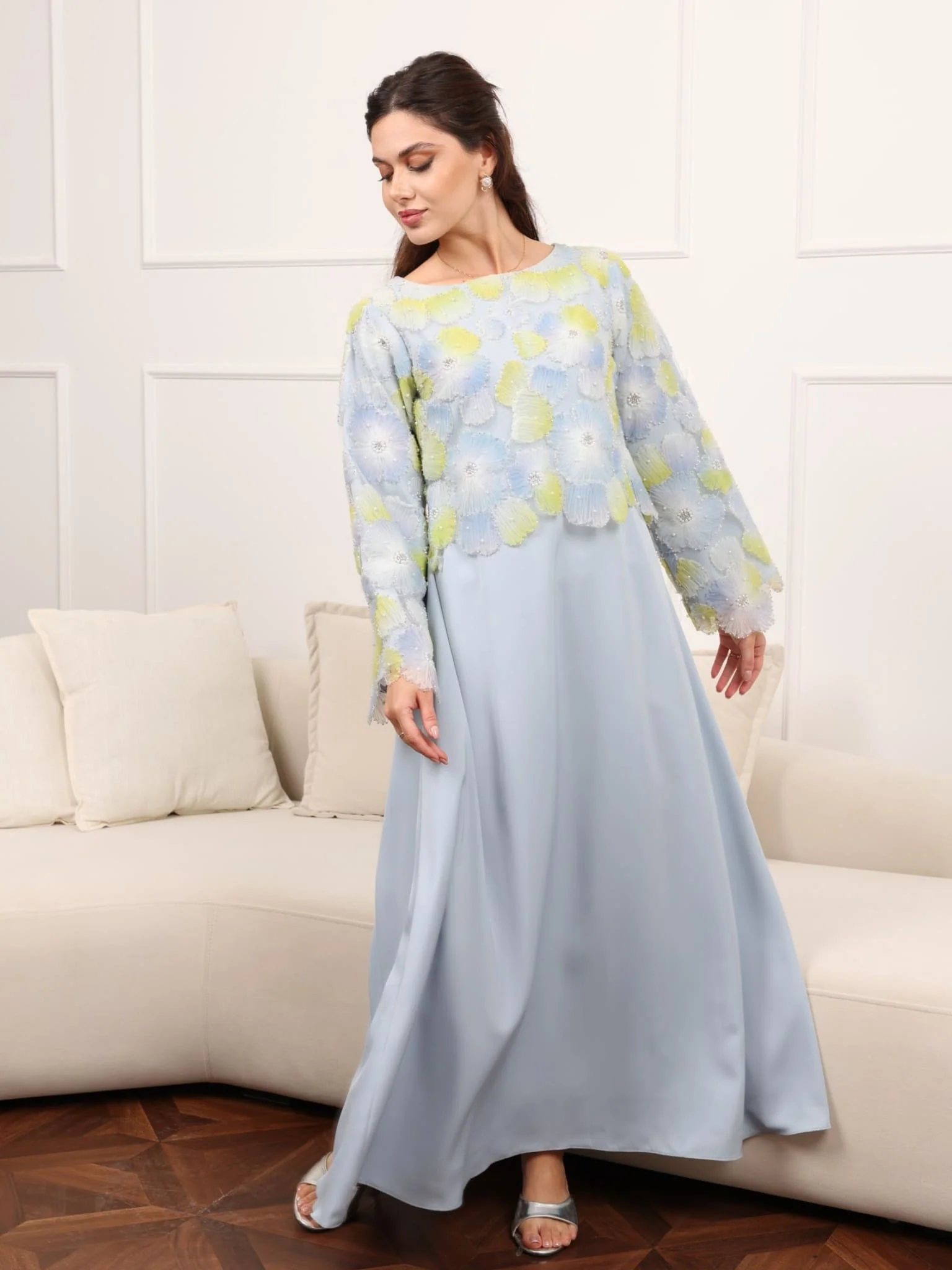 Moanna Luxury Embellished Dress - Image 6