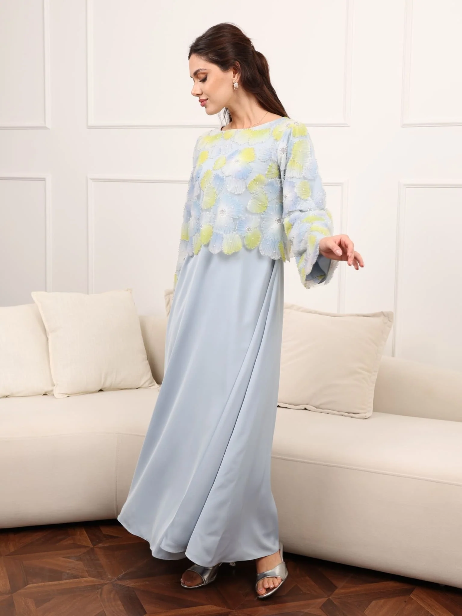 Moanna Luxury Embellished Dress - Image 8