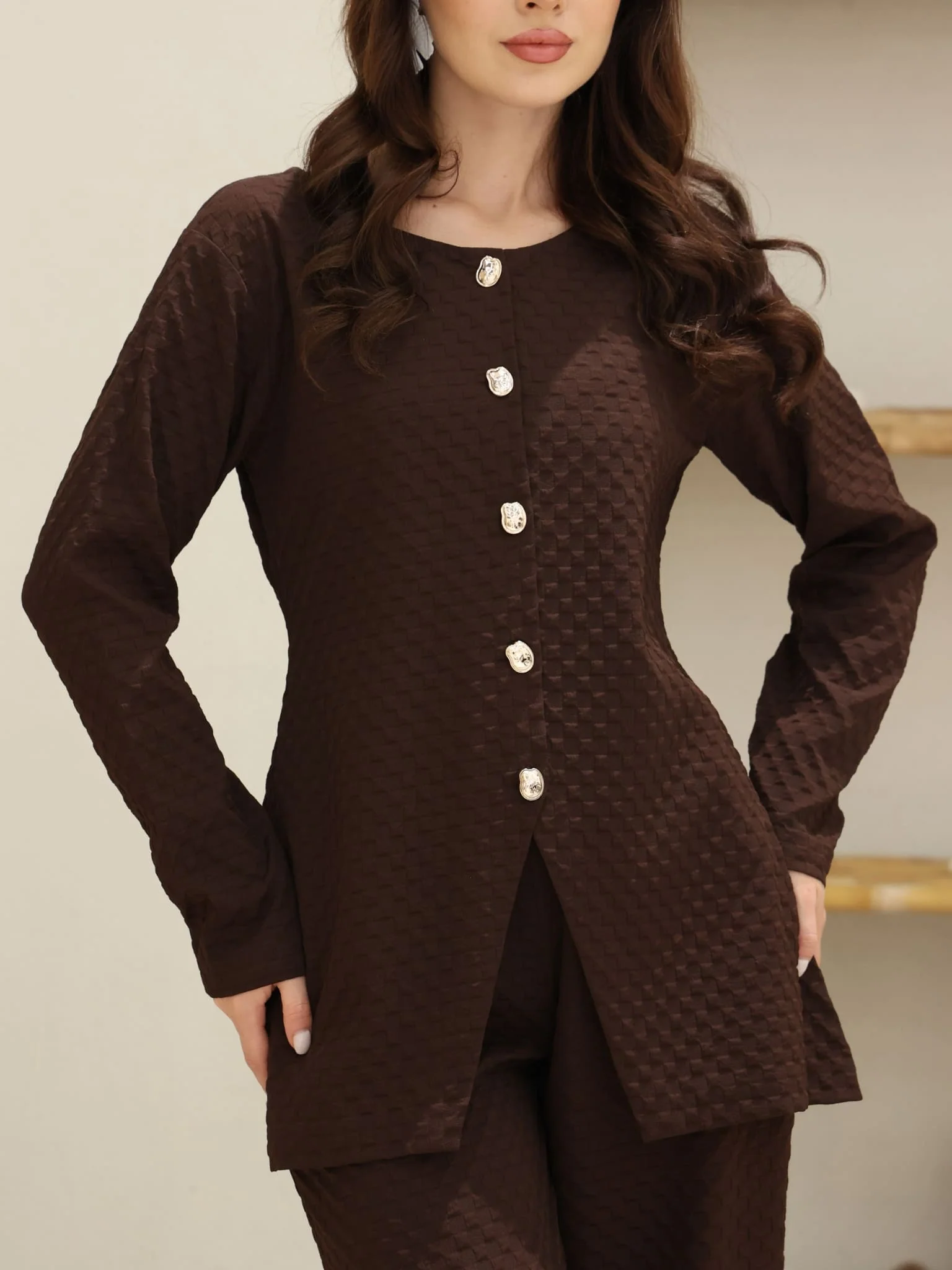 Monash Brown Co Ord Set - Image 2