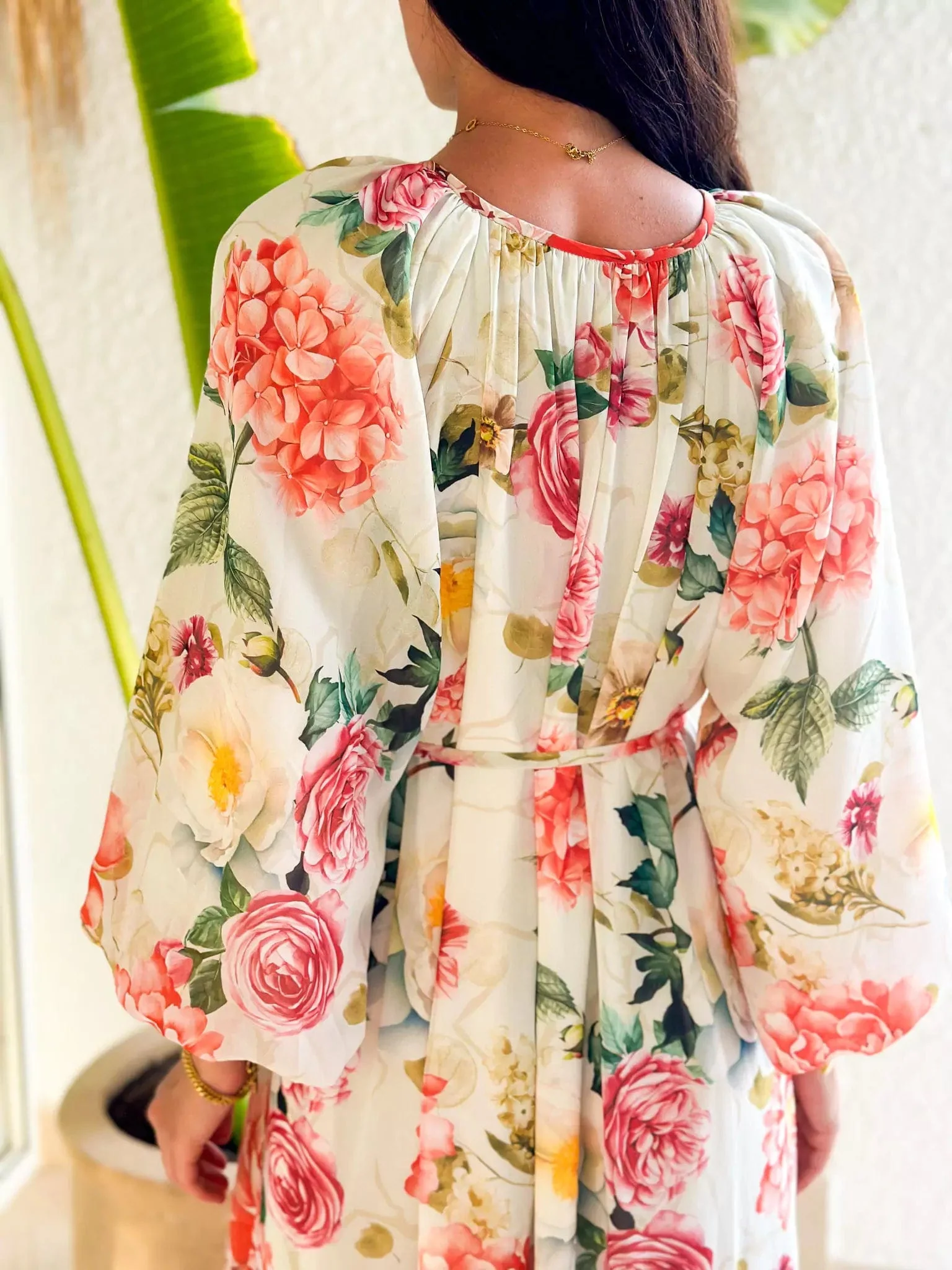 Morella Long Floral Dress - Image 3