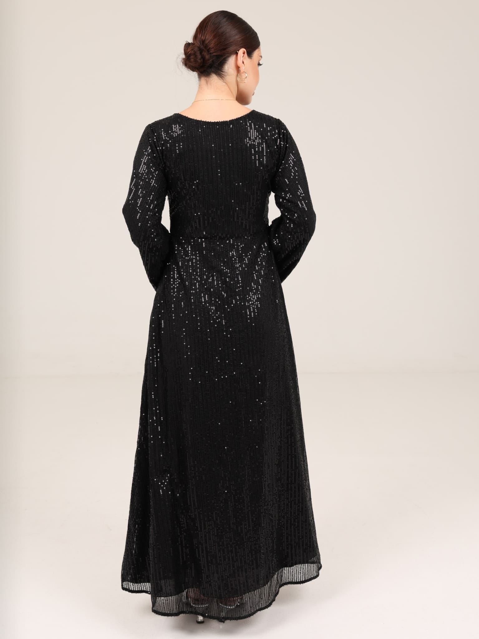 Nicole Black Sequence Dress - Image 3