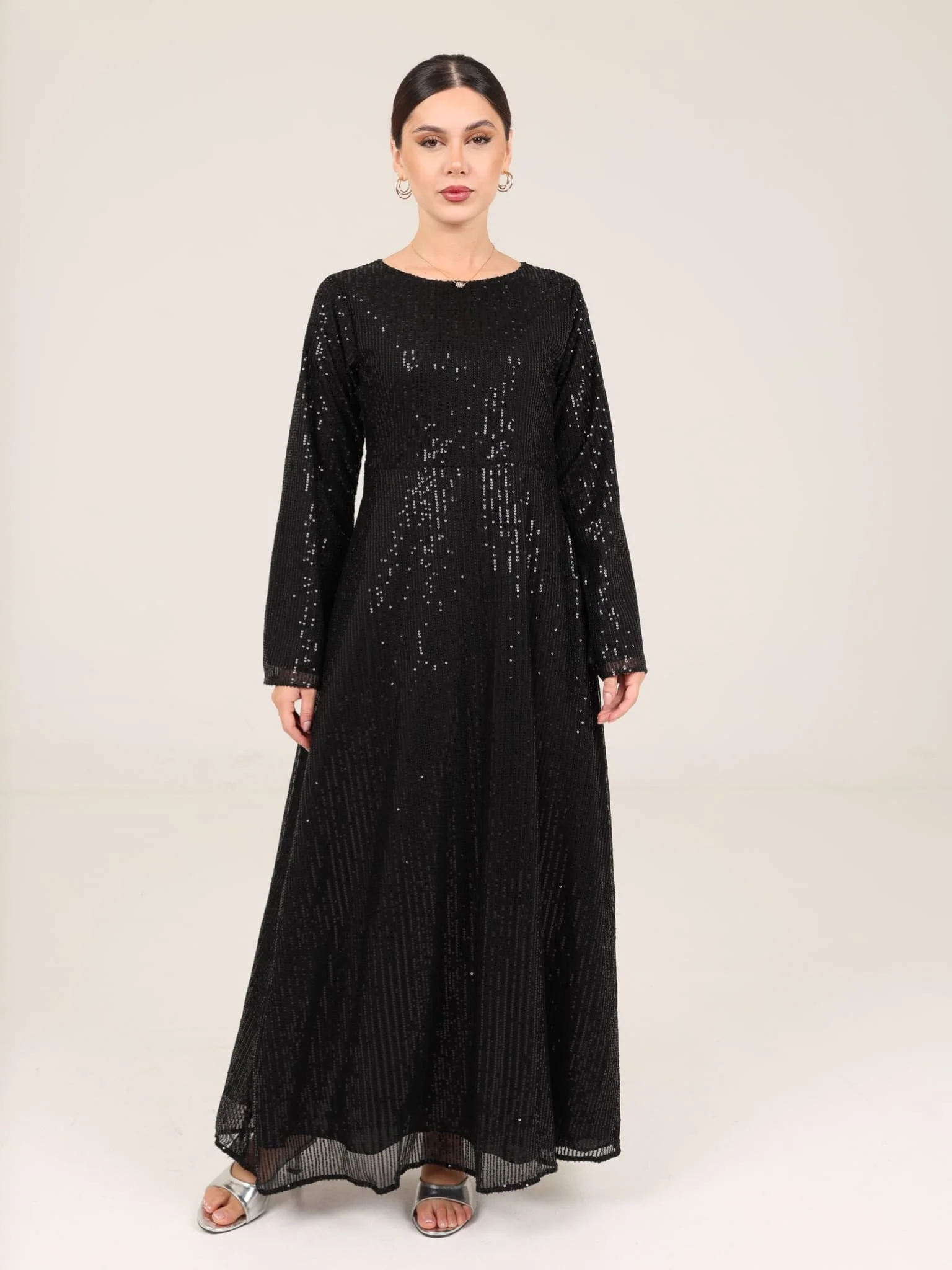 Nicole Black Sequence Dress - Image 5