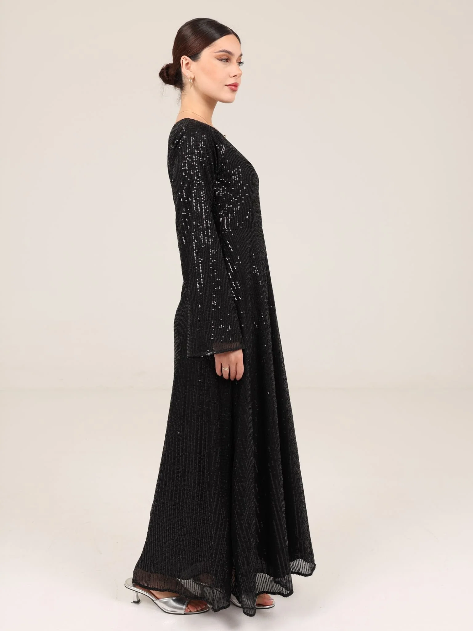 Nicole Black Sequence Dress - Image 6