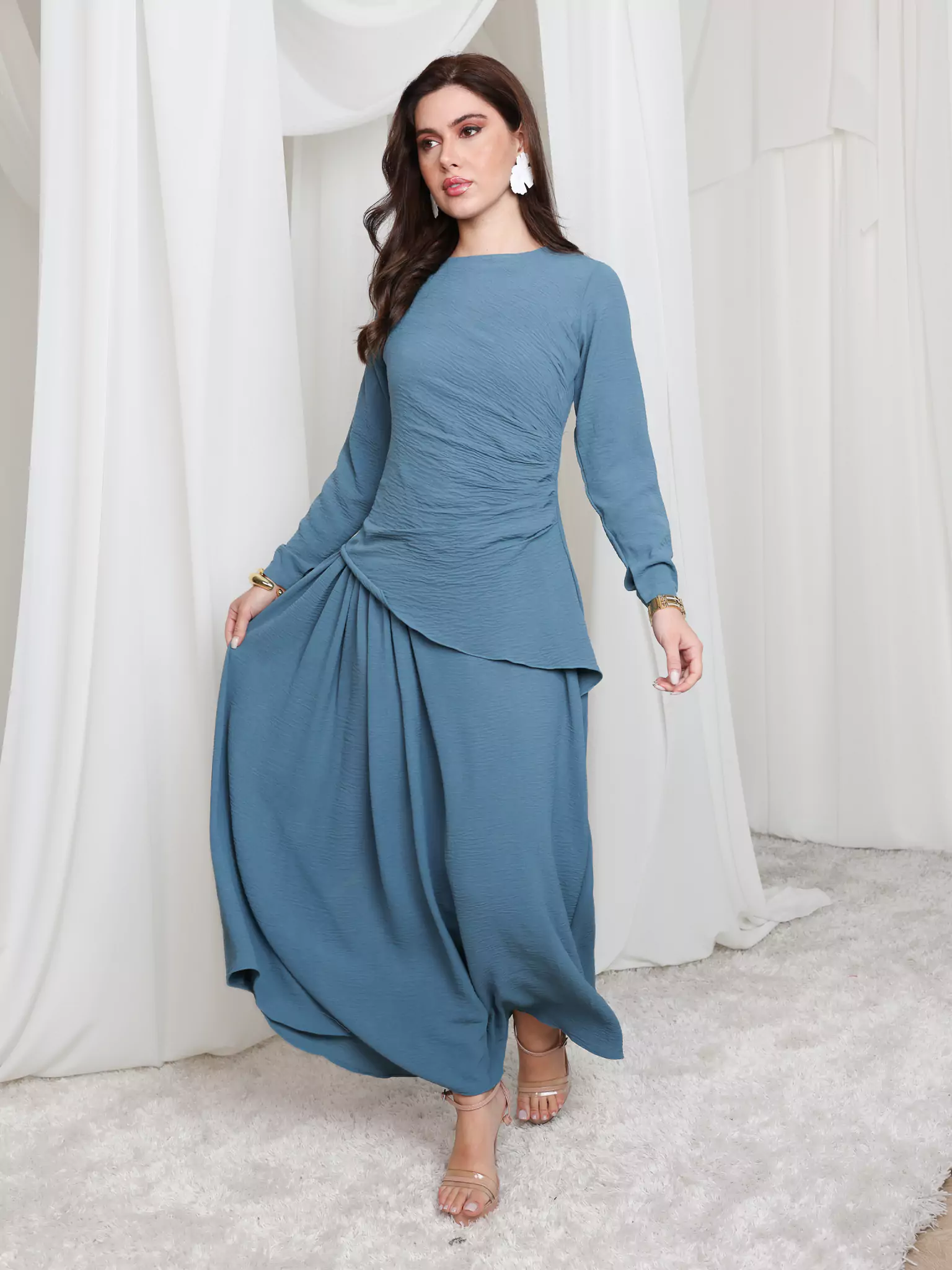 Nyx Blue Dress - Image 7