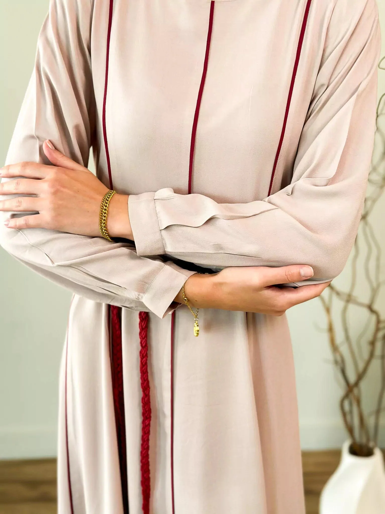 Oats n Rose Braided Long Dress - Image 11