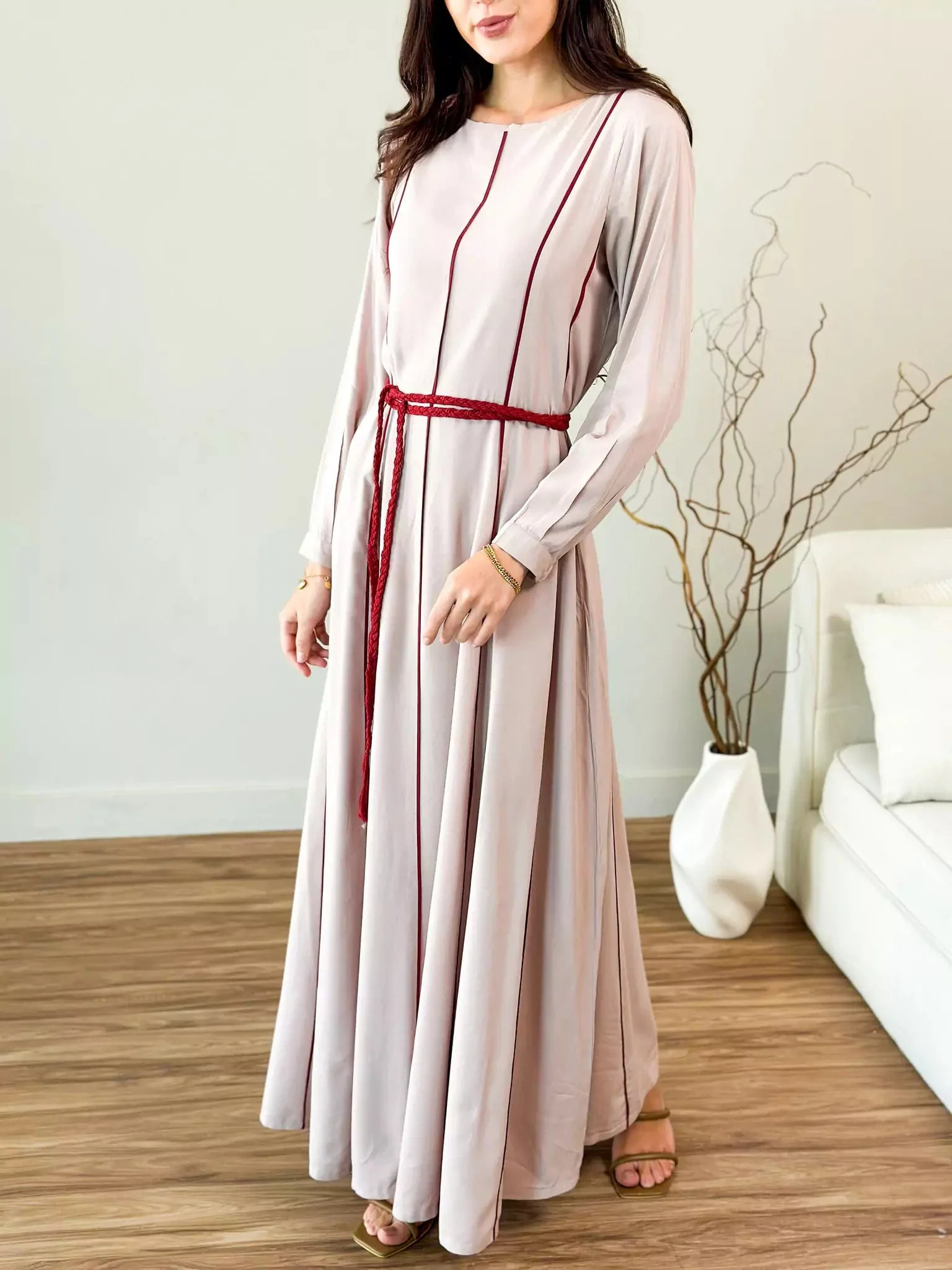 Oats n Rose Braided Long Dress - Image 12