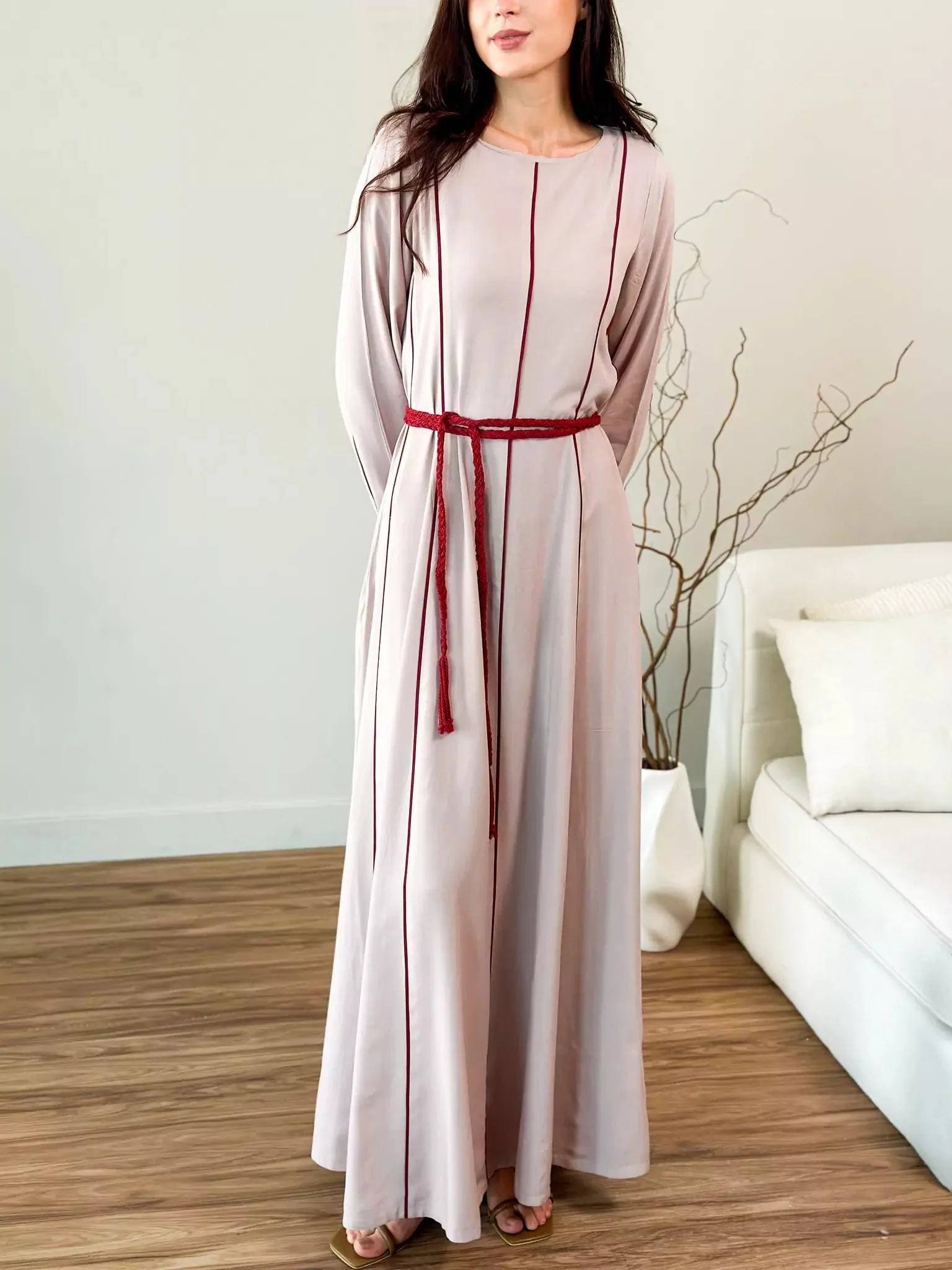 Oats n Rose Braided Long Dress - Image 6