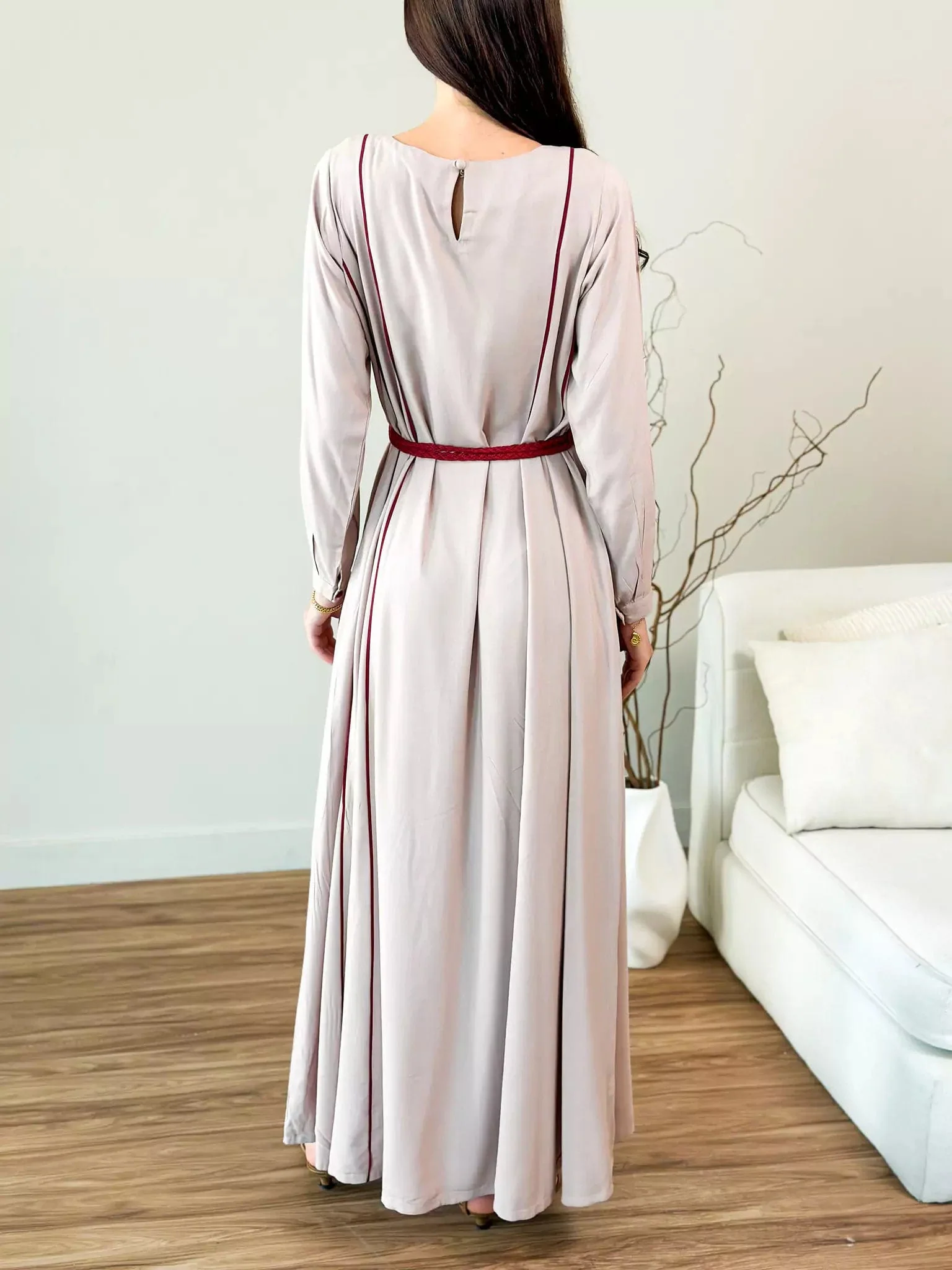 Oats n Rose Braided Long Dress - Image 7
