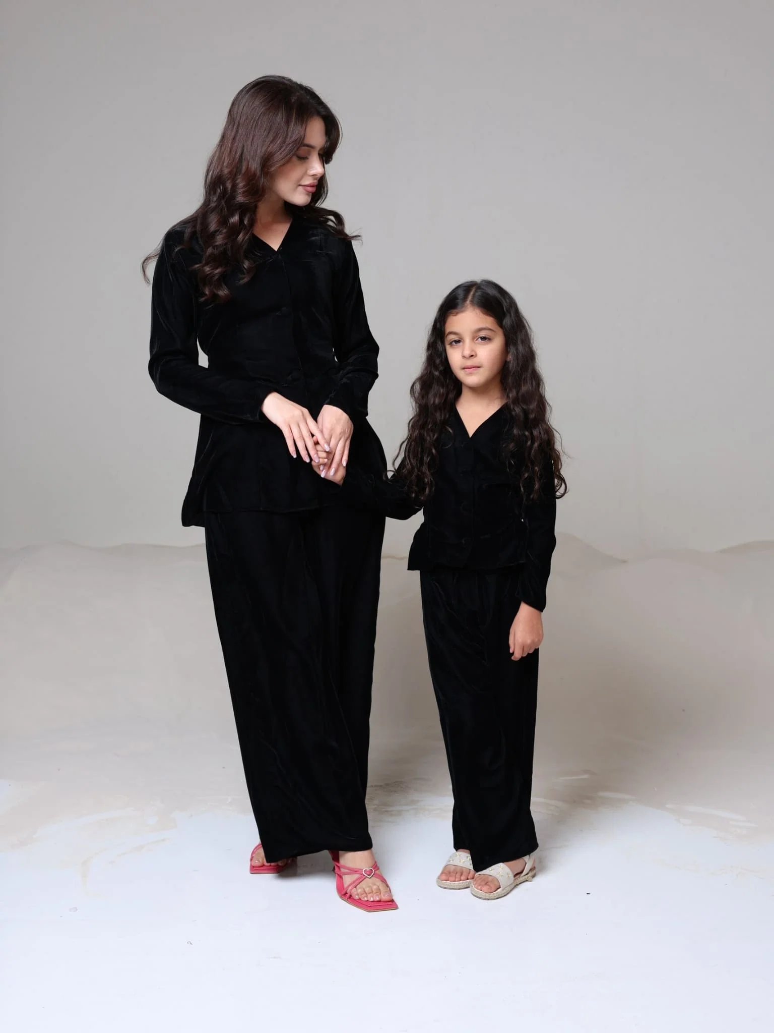 Oriana Black Velvet Co Ord Set - Image 9