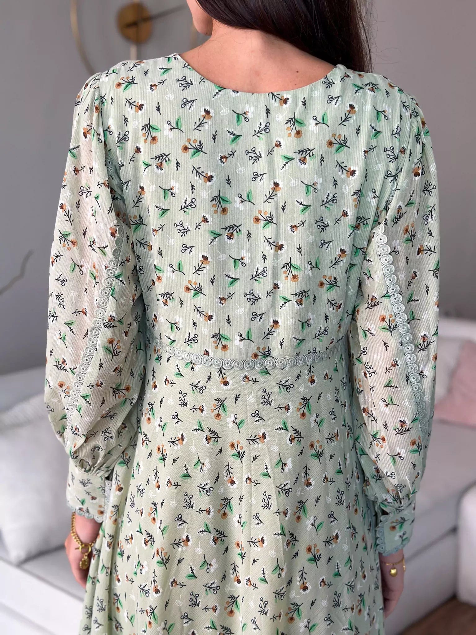 Orino Green Long Dress - Image 3